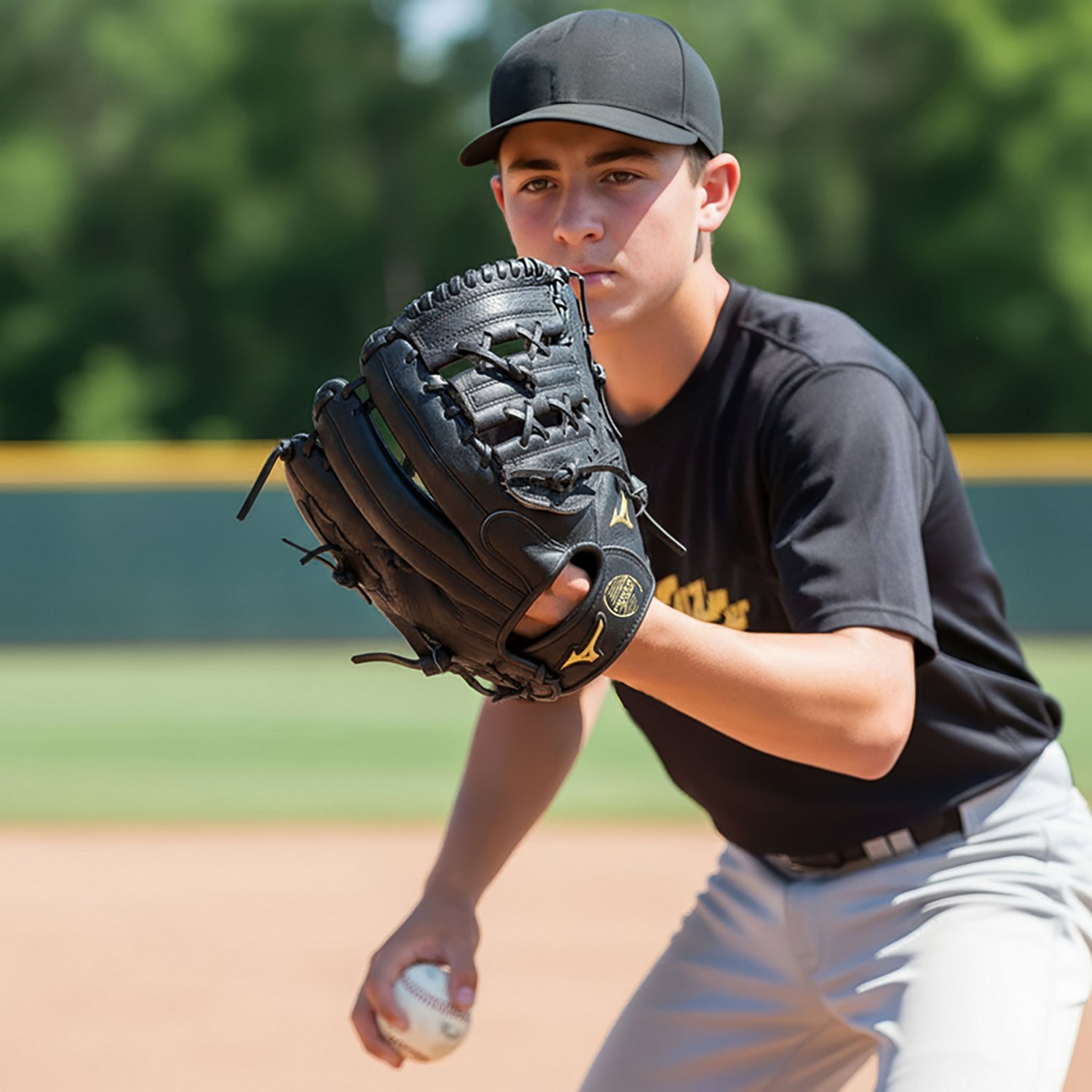Mizuno Youth Prospect Series Baseball First Base 12.5 in Left Handed Mitt                                                        - view number 5