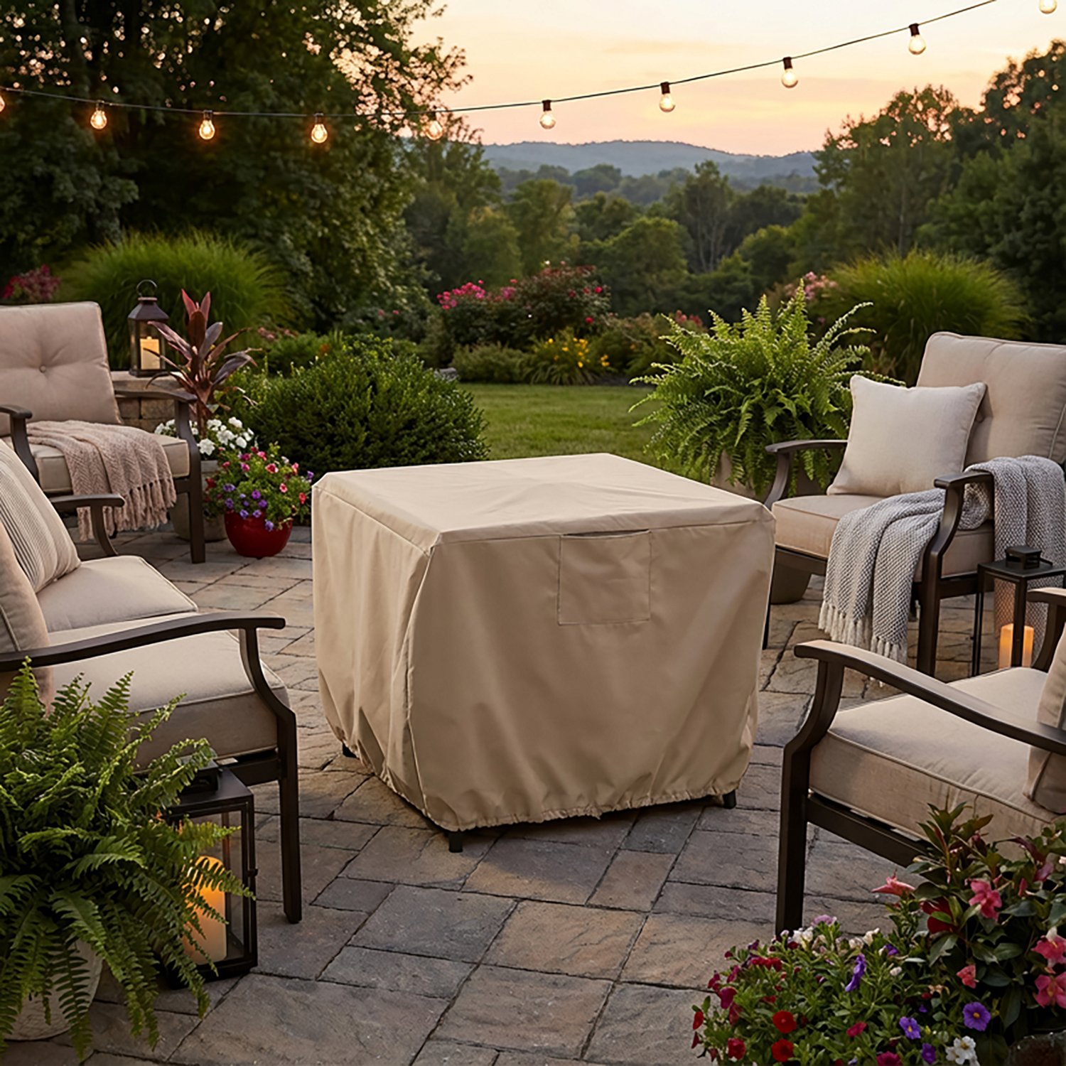 Mosaic 36 in Square Fire Pit Cover                                                                                               - view number 3