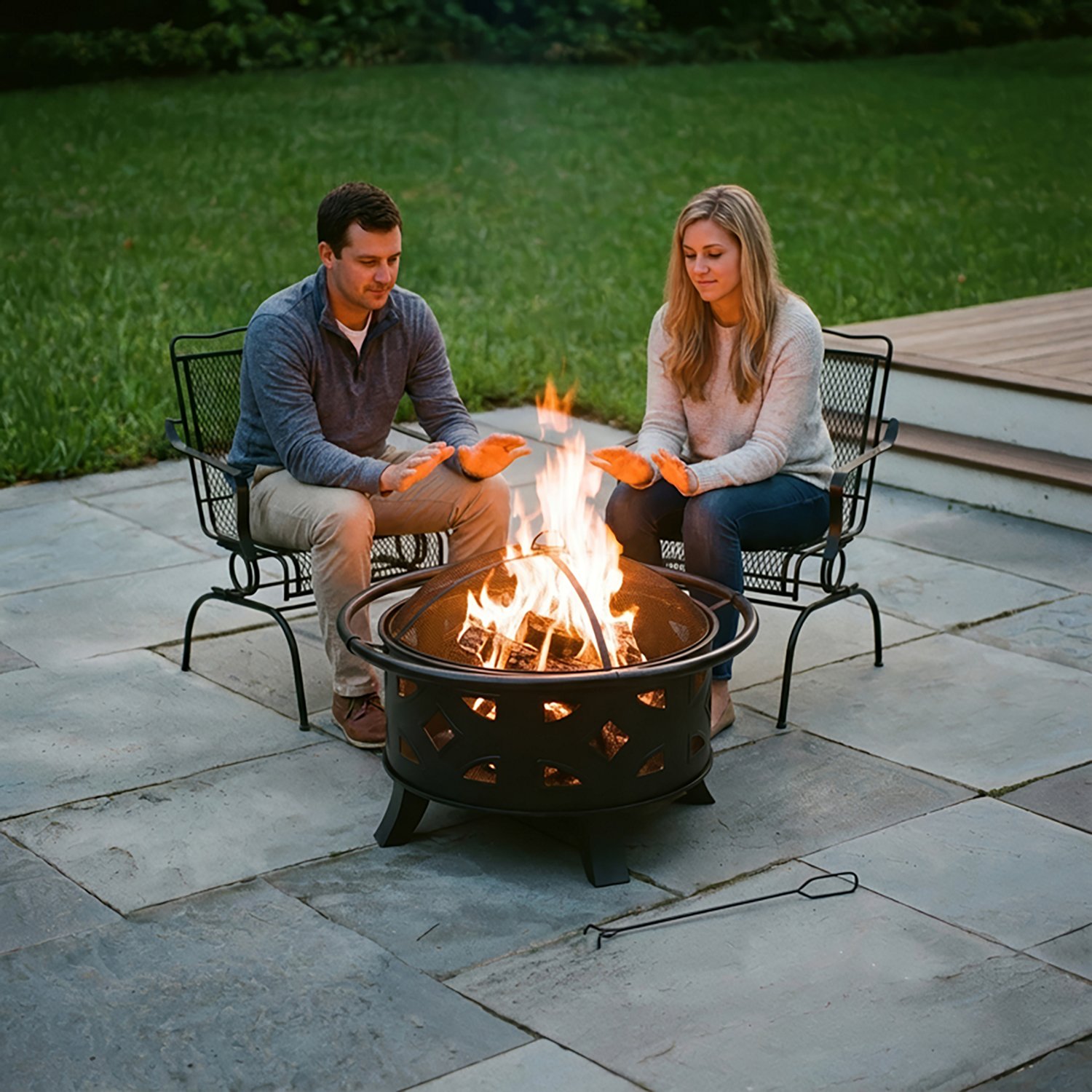 Mosaic Dwight Deep Bowl 29 in Fire Pit - view number 4