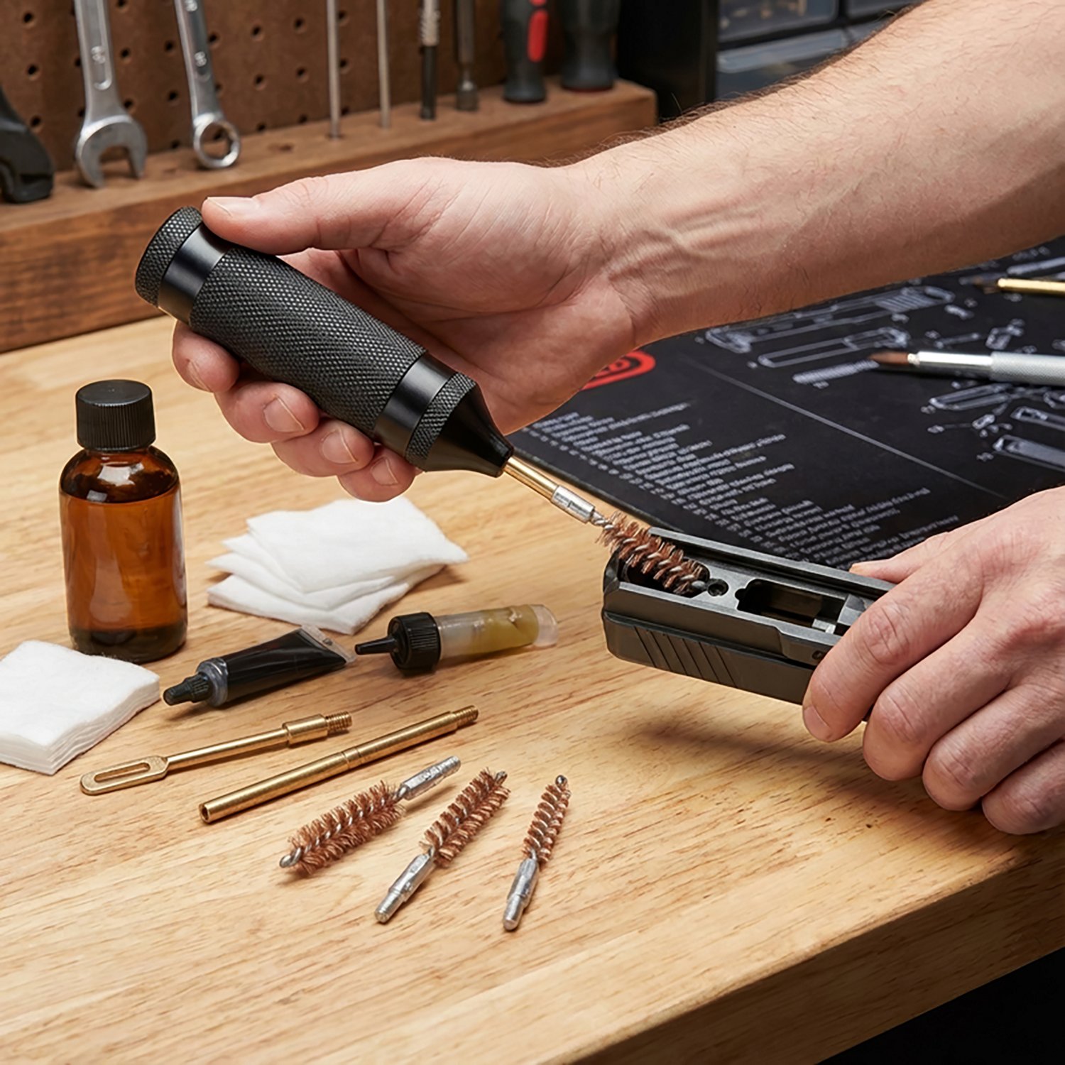 Redfield 8-Piece Universal Compact Pistol Cleaning Kit - view number 3