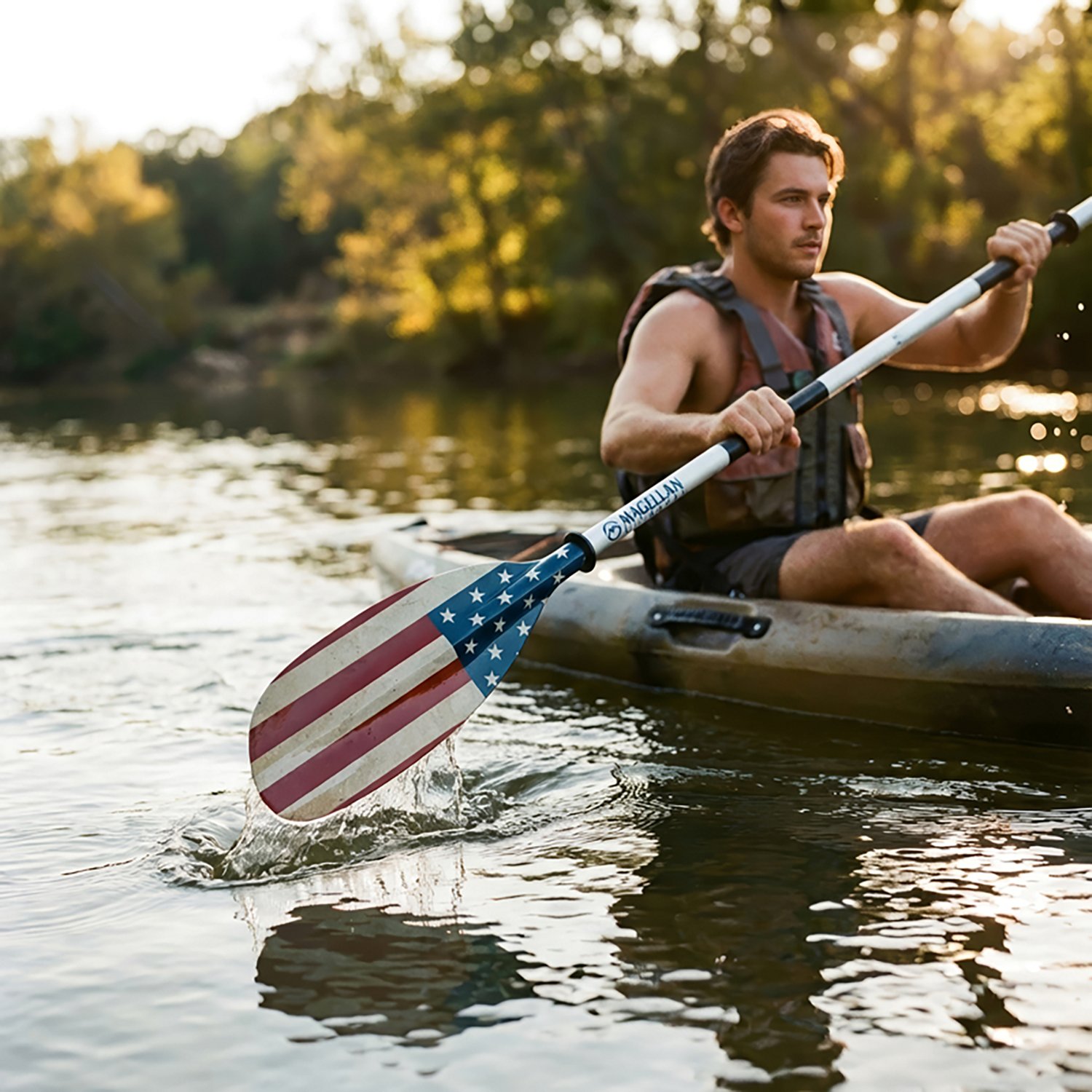Magellan Outdoors Americana Flag 87 in Paddle - view number 4