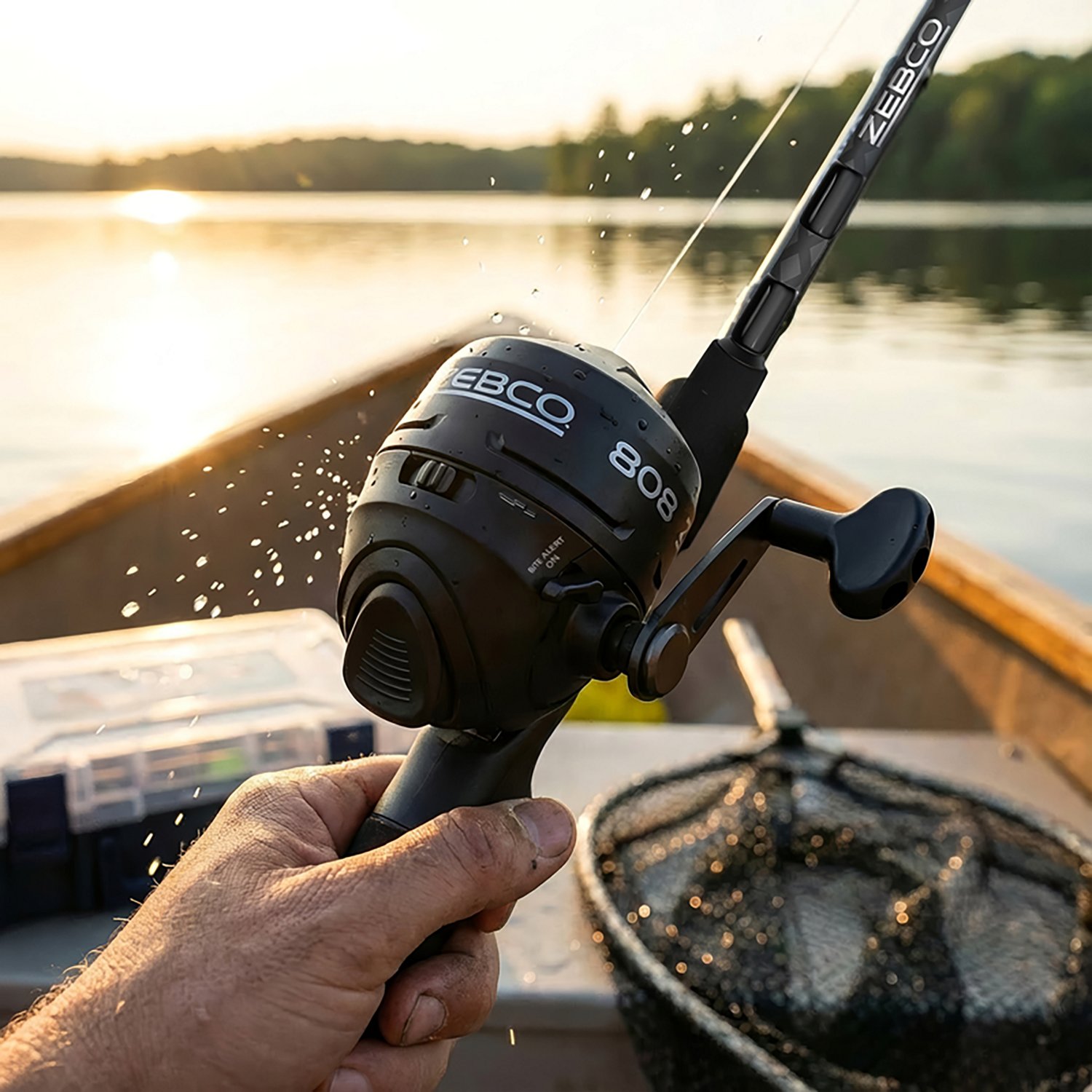 Zebco 808 7 ft Spincast Rod and Reel Combo                                                                                       - view number 5