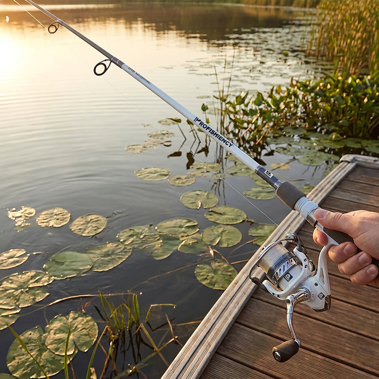 ProFISHiency White Spinning Rod and Reel Combo - view number 3