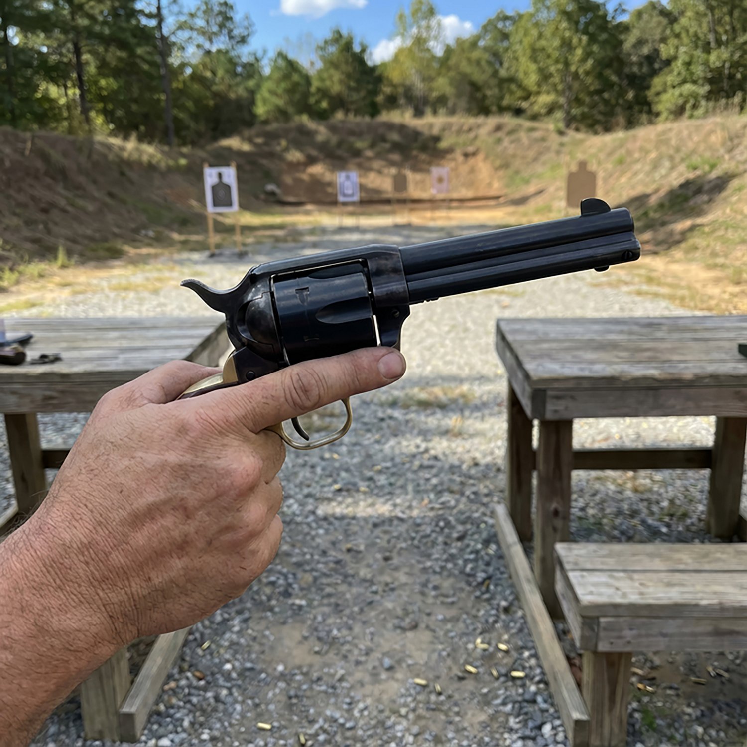 Uberti 1873 Cattleman Hombre .45 Colt Revolver Centerfire Pistol - view number 2