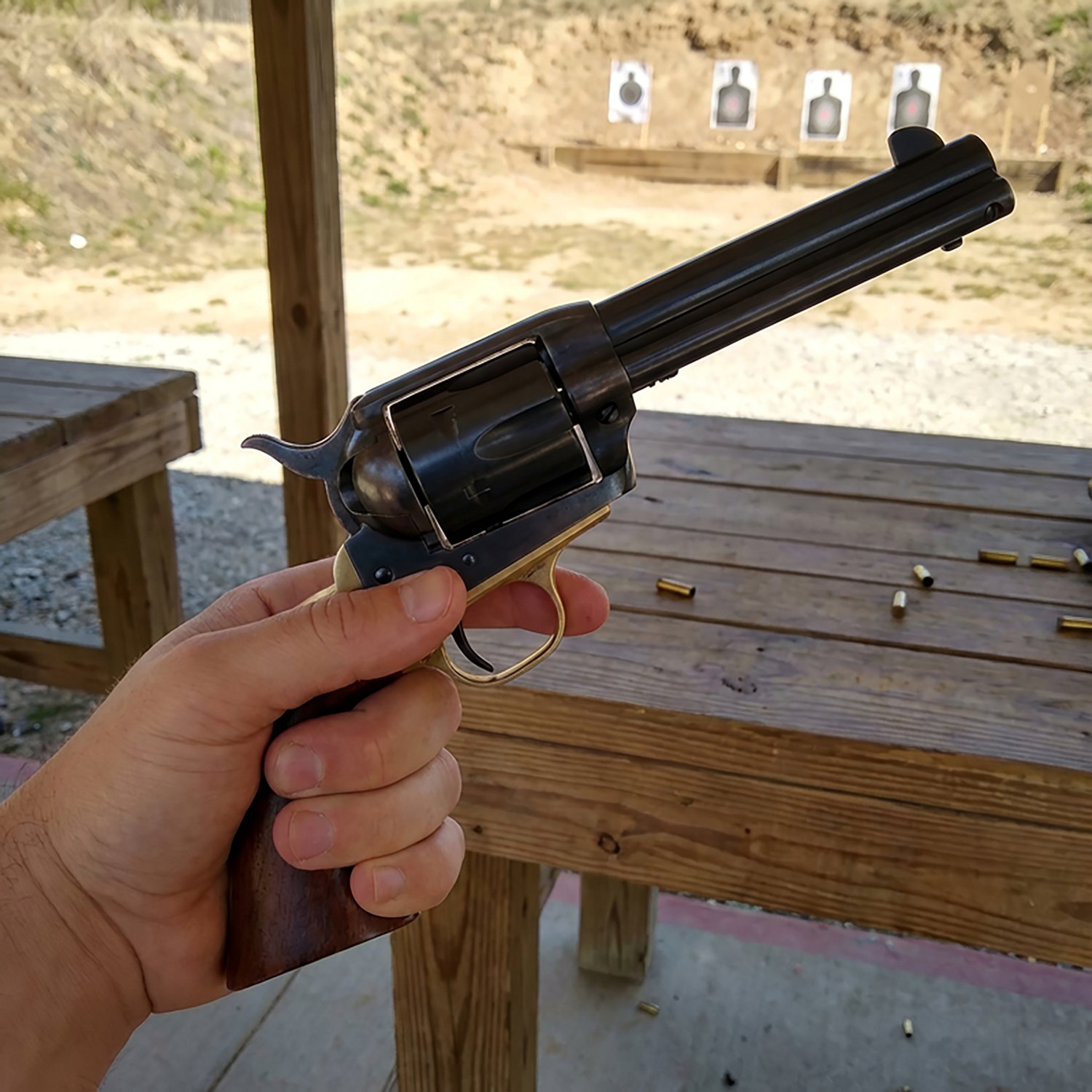 Uberti 1873 Cattleman Hombre .45 Colt Revolver Centerfire Pistol - view number 3