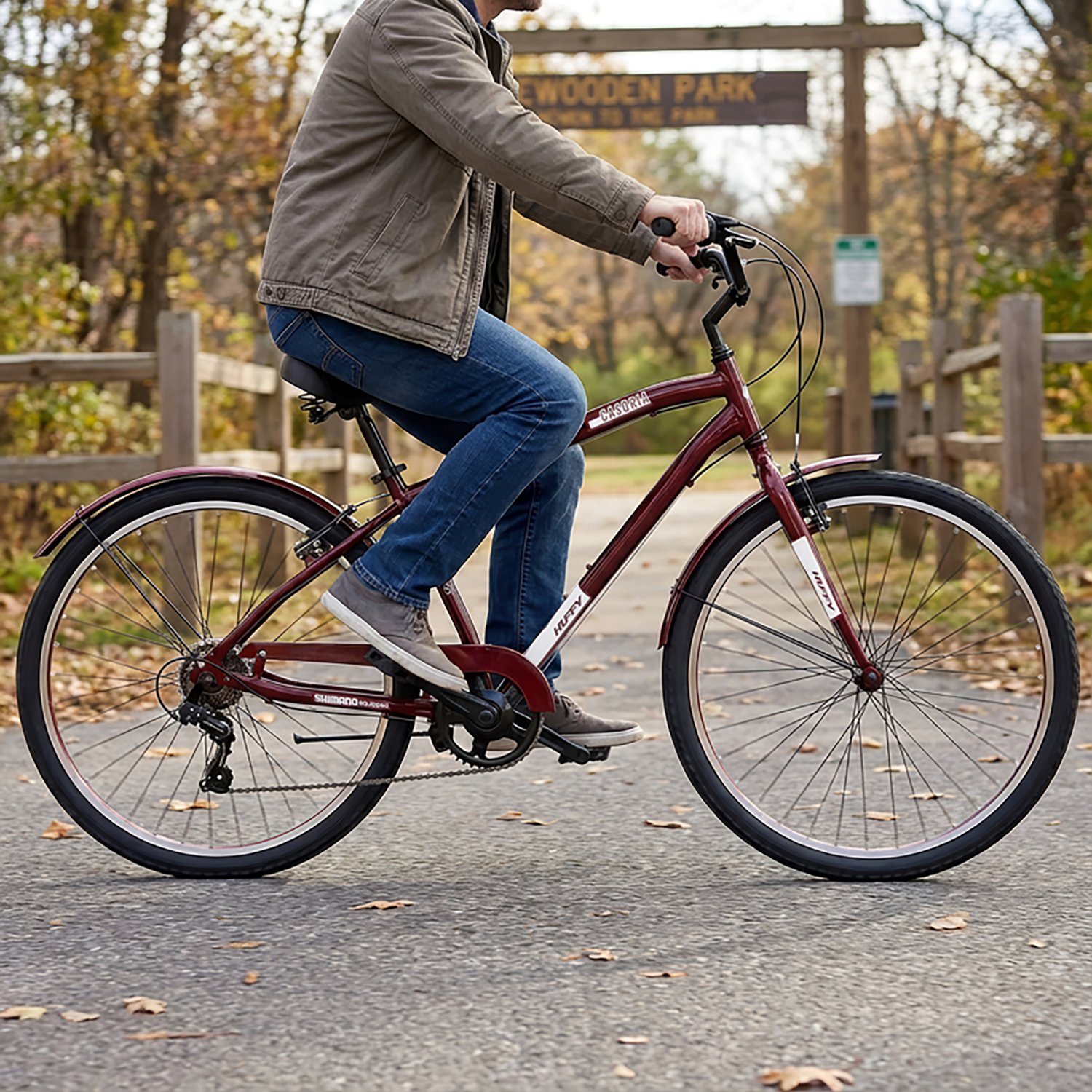 Huffy Men's Casoria  27.5 in Comfrot Hybrid Bike - view number 8