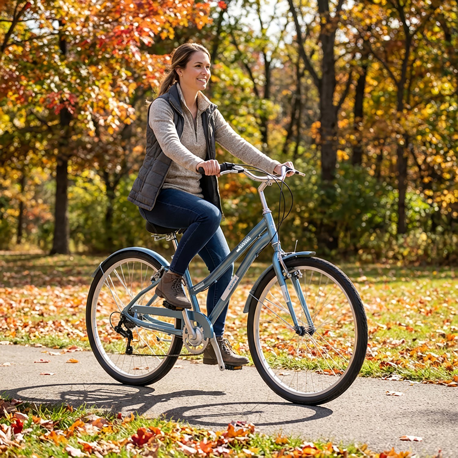 Huffy Women's Casoria 27.5 in Comfort Hybrid Bike - view number 8