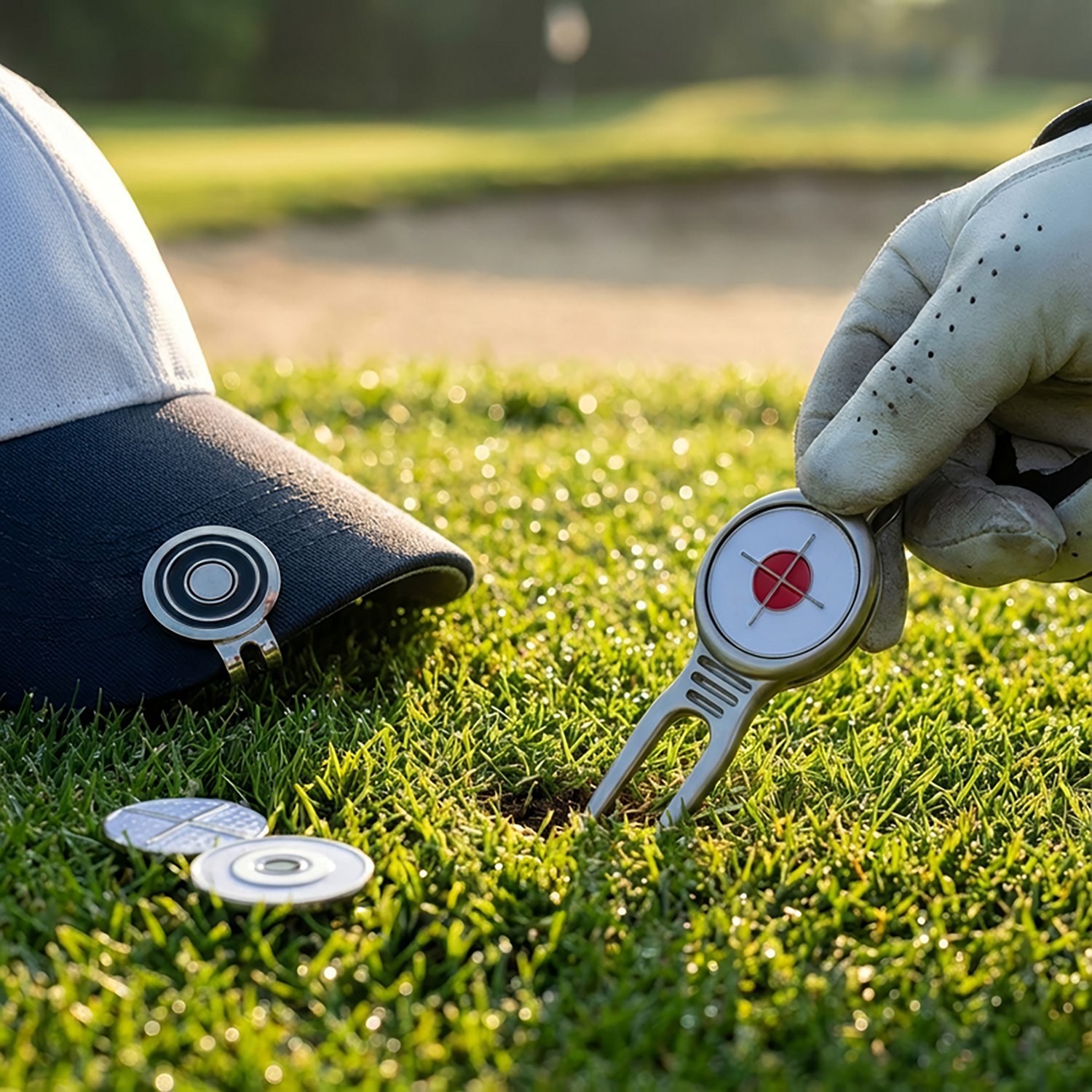 Players Gear Divot Tool/Cap Clip Combo