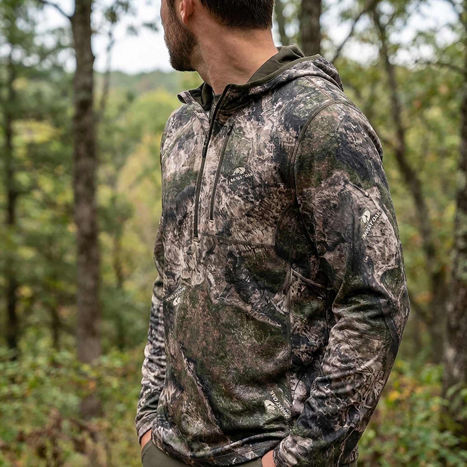 Magellan Outdoors Pro Men's 1/4 Zip Long Sleeve Pullover Top - view number 7