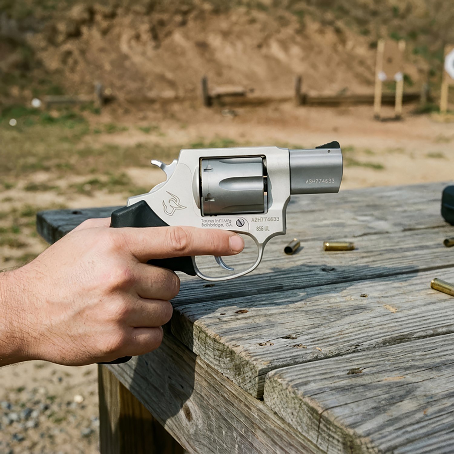 Taurus 856 Matte Natural Anodized Ultra Lite 38 SPL+P Revolver - view number 5