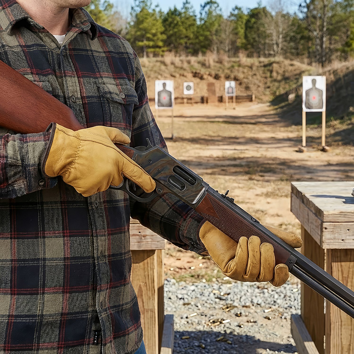 Henry Big Boy Case Hardened Side Gate .45 Colt Lever-Action Rifle - view number 2