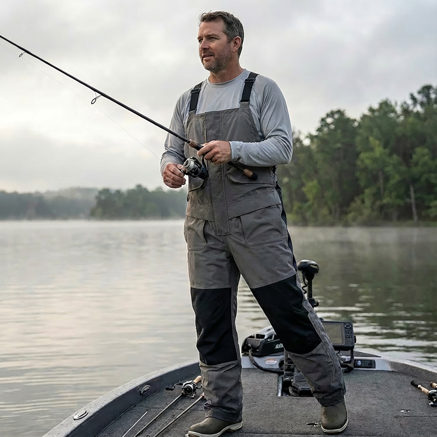 Magellan Outdoors Men's FishGear Overcast Bib                                                                                    - view number 7