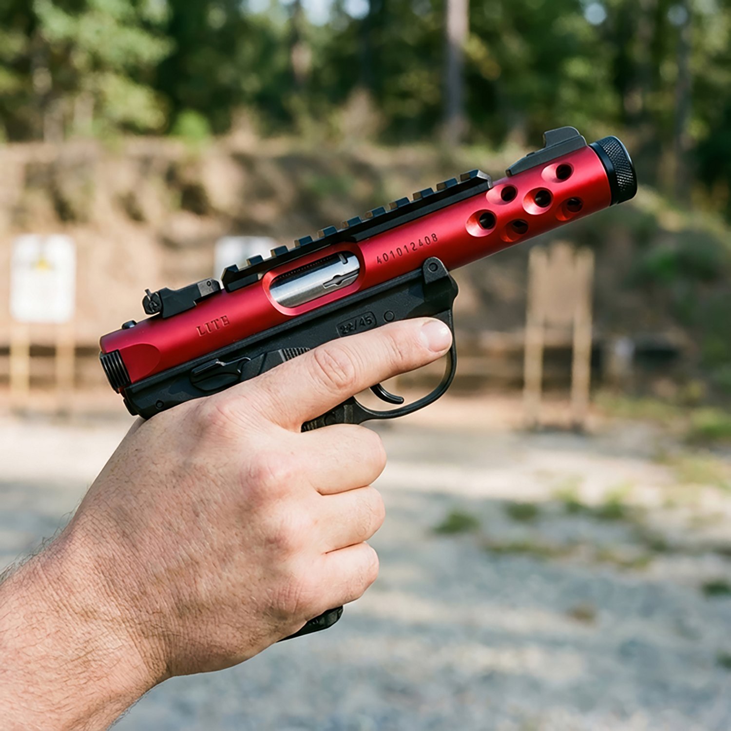 Ruger Mark IV 22/45 Lite Red 22 LR Semiautomatic Pistol - view number 5