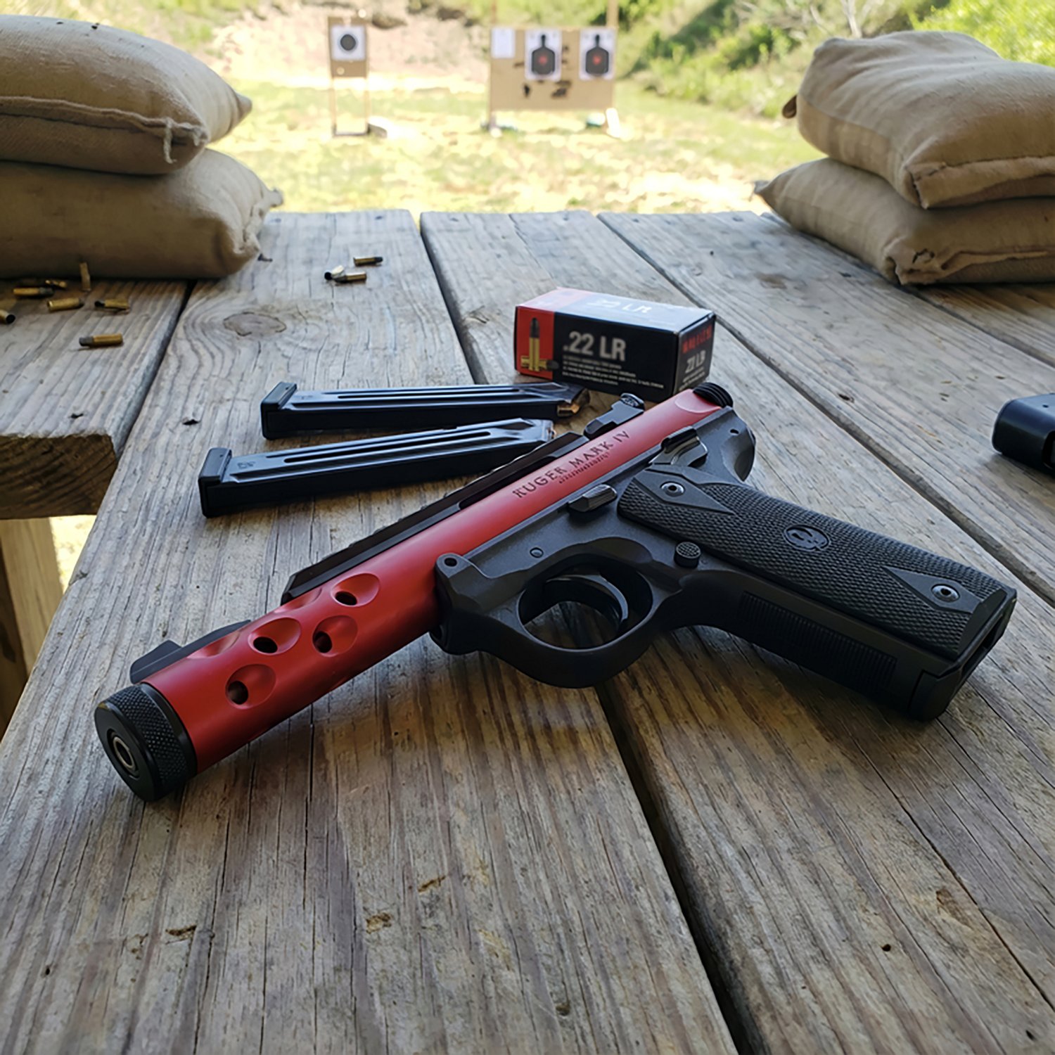 Ruger Mark IV 22/45 Lite Red 22 LR Semiautomatic Pistol - view number 6