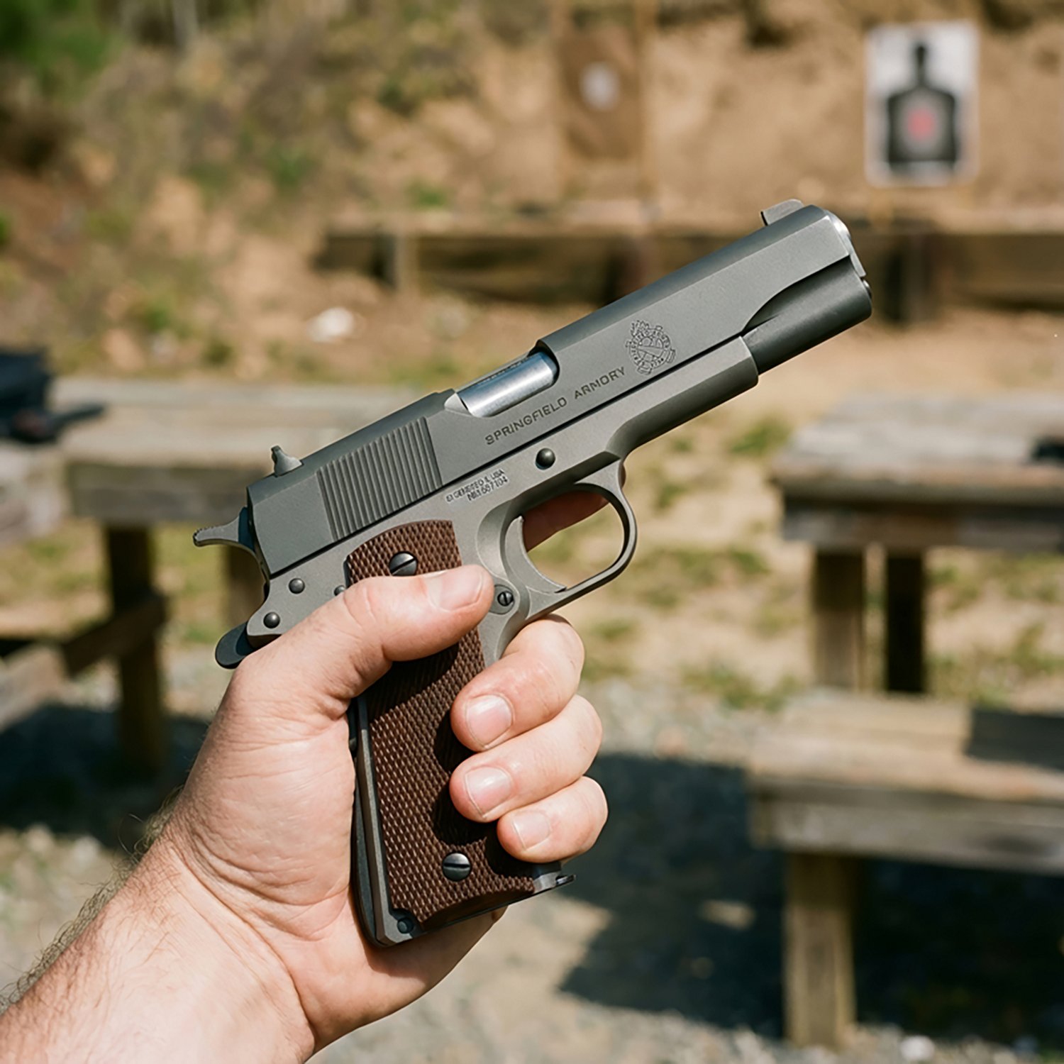 Springfield Armory 1911 Mil-Spec Defender .45ACP Pistol - view number 2