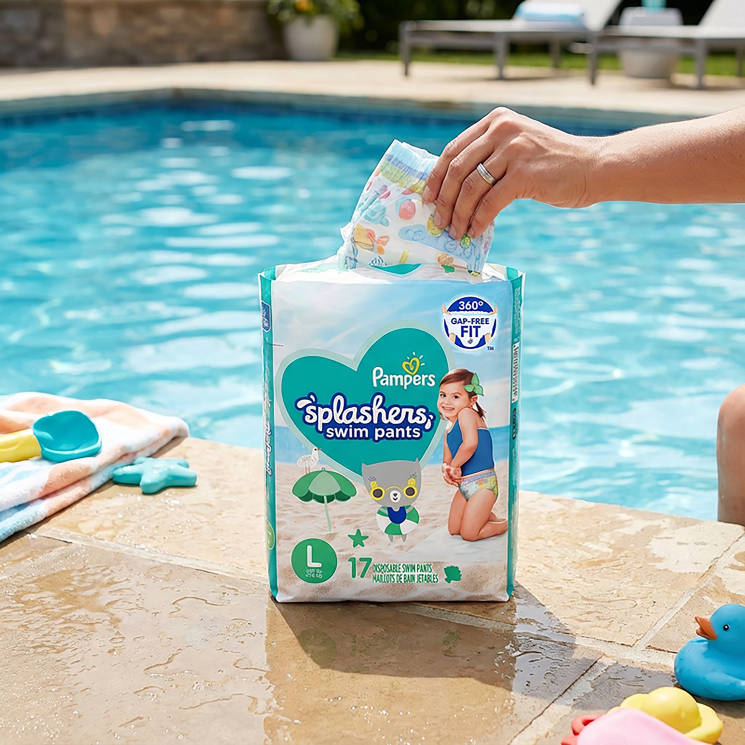 Pampers Infants' Splashers Jumbo Swim Diapers 17-Pack - view number 2