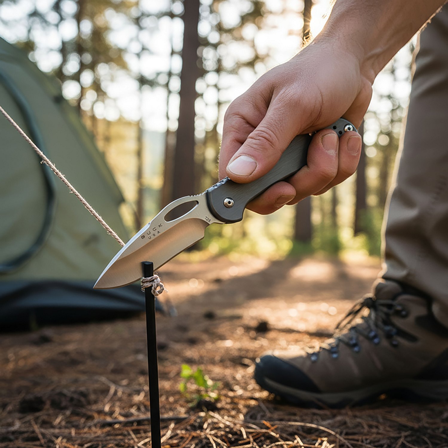 Buck Knives 0726GYS Mini SpitFire LockBack Folder Knife                                                                          - view number 3