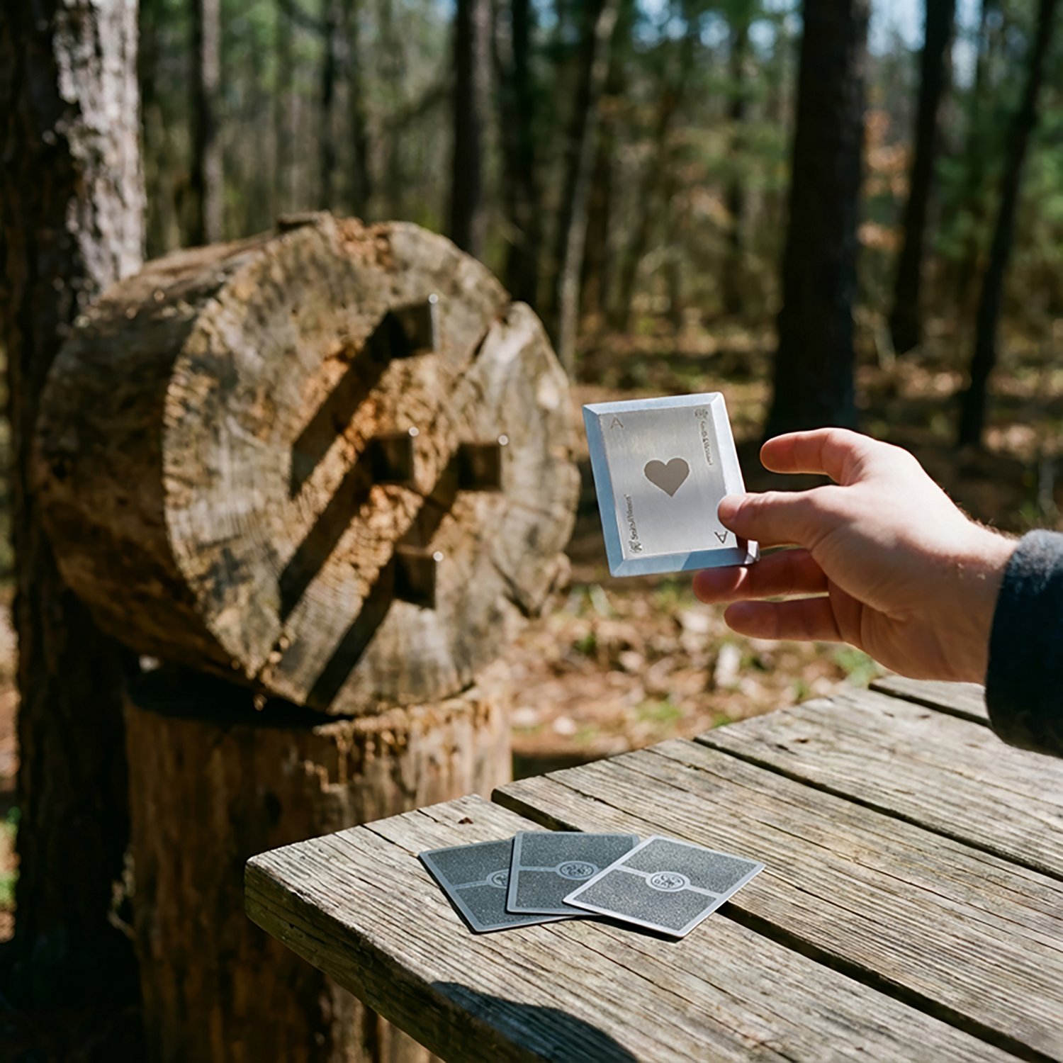 Smith & Wesson 1136222 Bullseye Throwing Cards 4-Pack                                                                            - view number 2