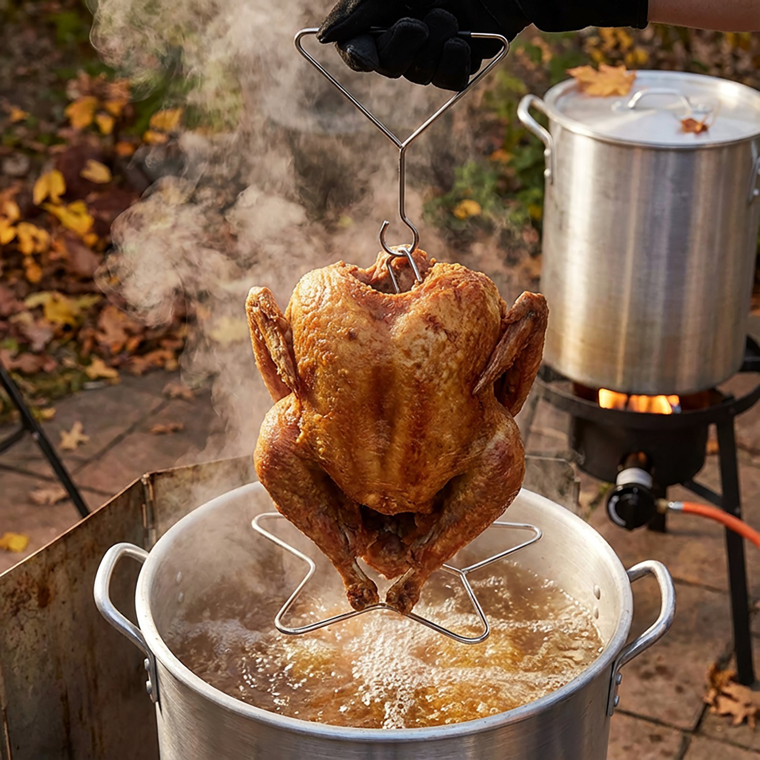 Outdoor Gourmet Poultry Stand and Lifter - view number 3