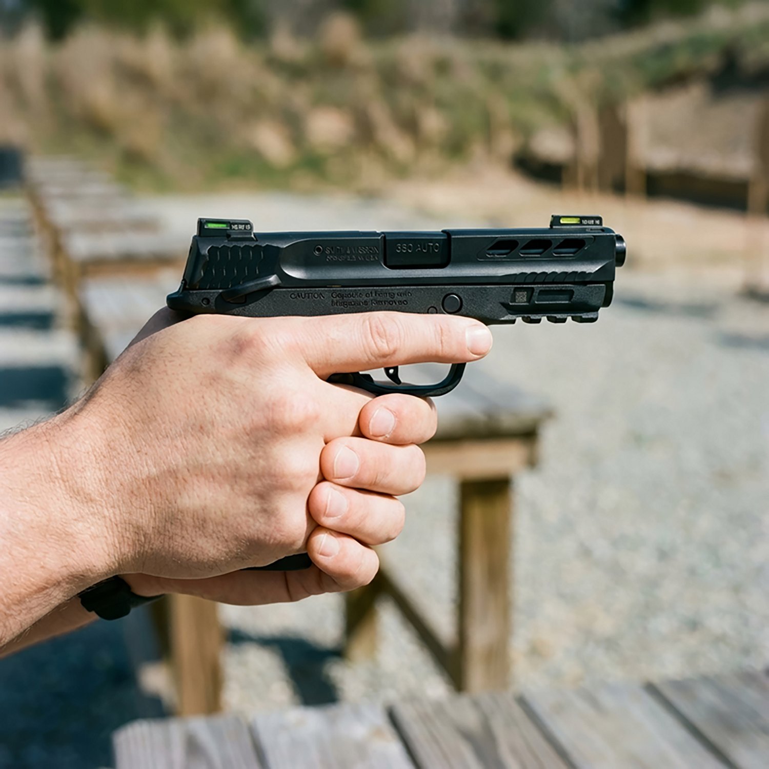 Smith & Wesson Performance Center M&P 380 Shield EZ TS Black Ported Barrel 380 Auto Pistol - view number 4