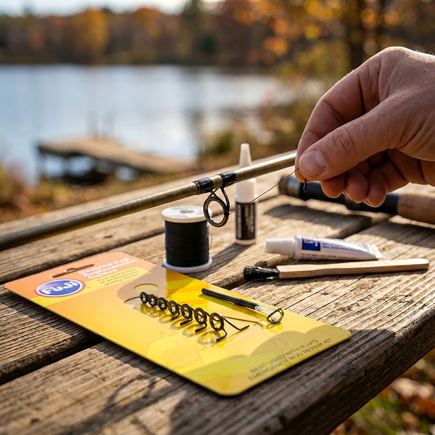 Anglers Resource Fuji Carded Aluminum Oxide Guide Set                                                                            - view number 3