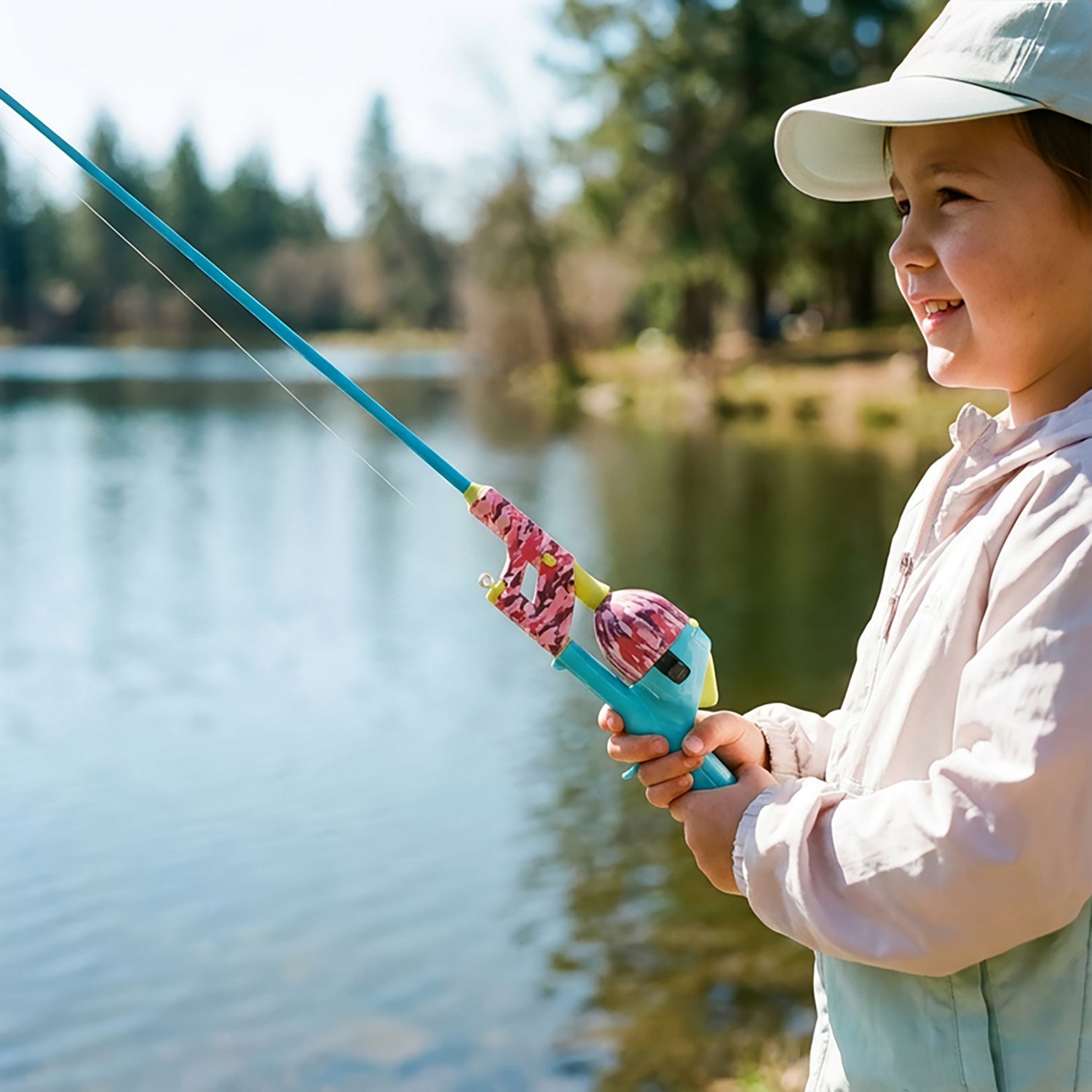 Kid Casters No Tangle Camo Rod and Reel Combo - view number 3