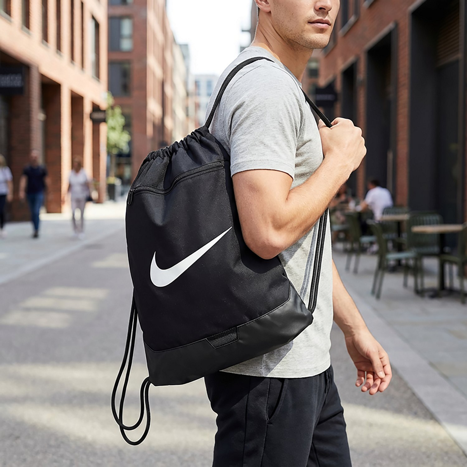 Nike Brasilia 9.5 Training Gym Sack Drawstring Bag - view number 4