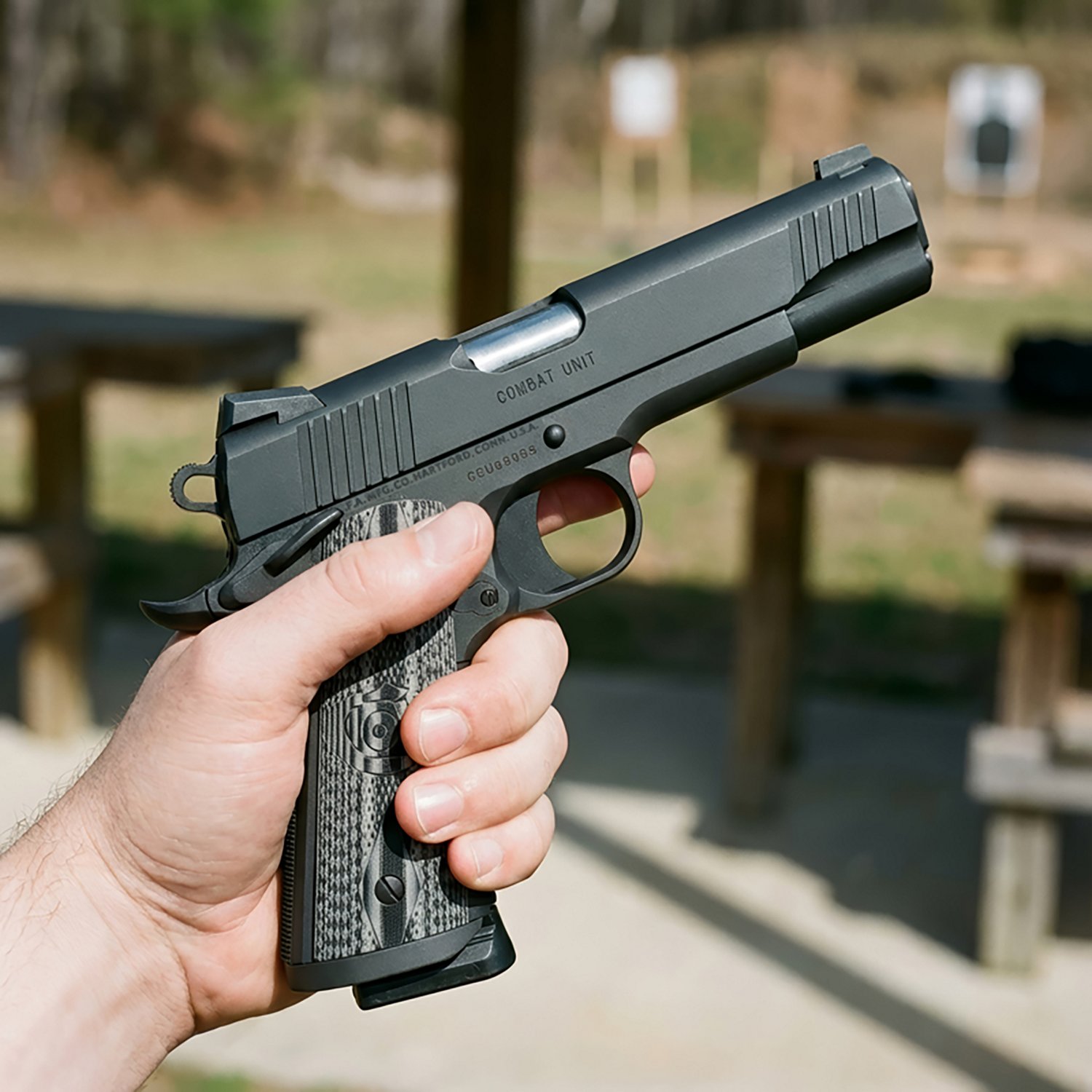 Colt Government Combat Unit 9mm Luger Pistol - view number 2