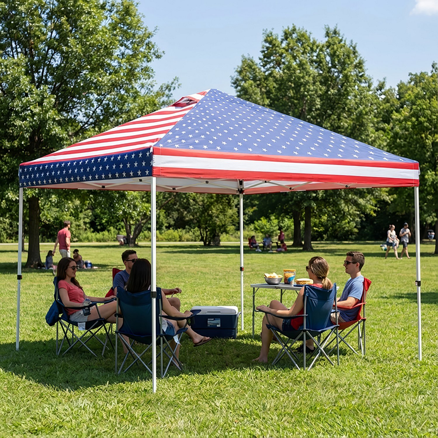 Academy Sports + Outdoors 10 x 10 Straight Canopy USA - view number 3