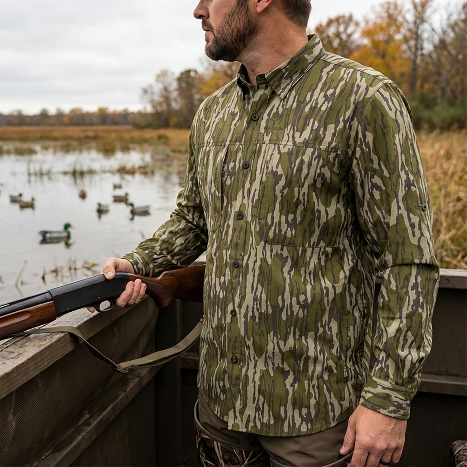 Magellan Outdoors Men's Lightweight Ripstop Button Down Long Sleeve Shirt - view number 4