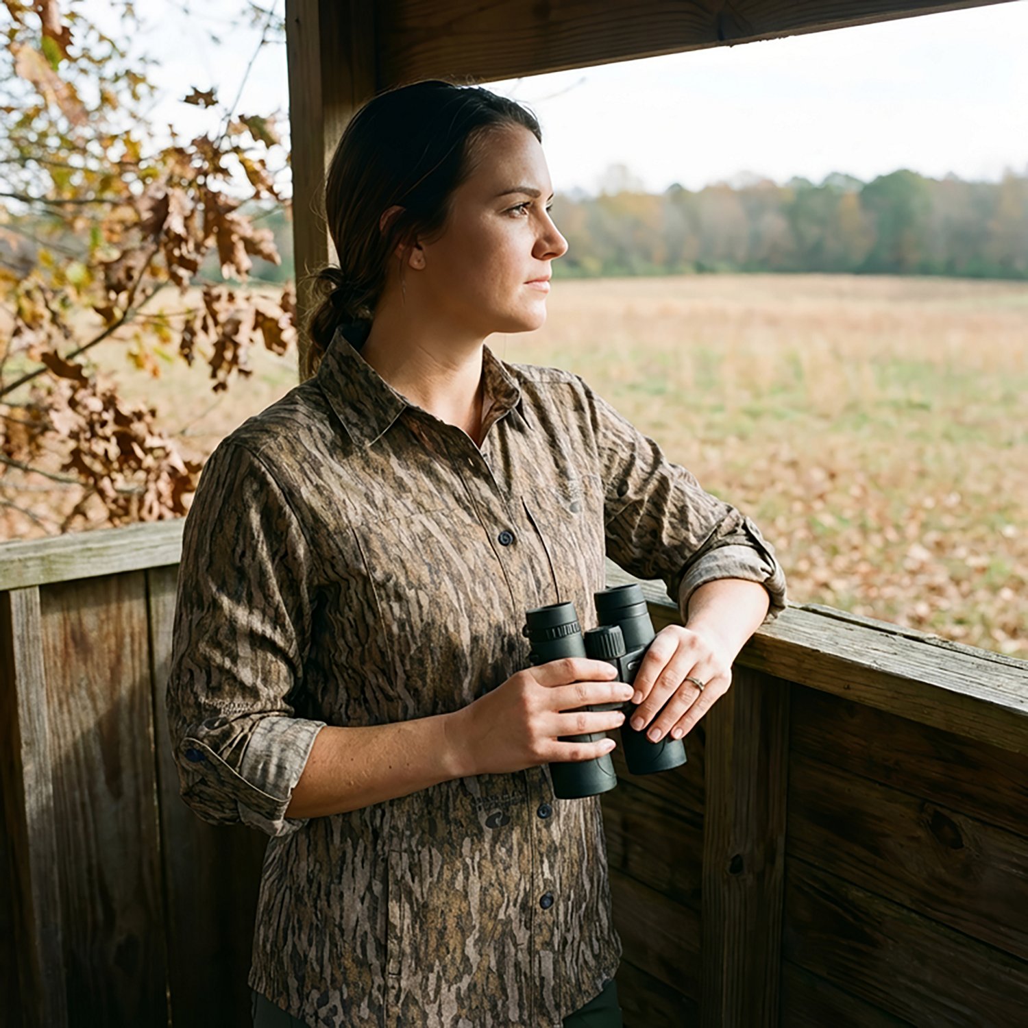 Magellan Outdoors Hunt Gear Women’s Field Deluxe Long Sleeve Shirt - view number 5