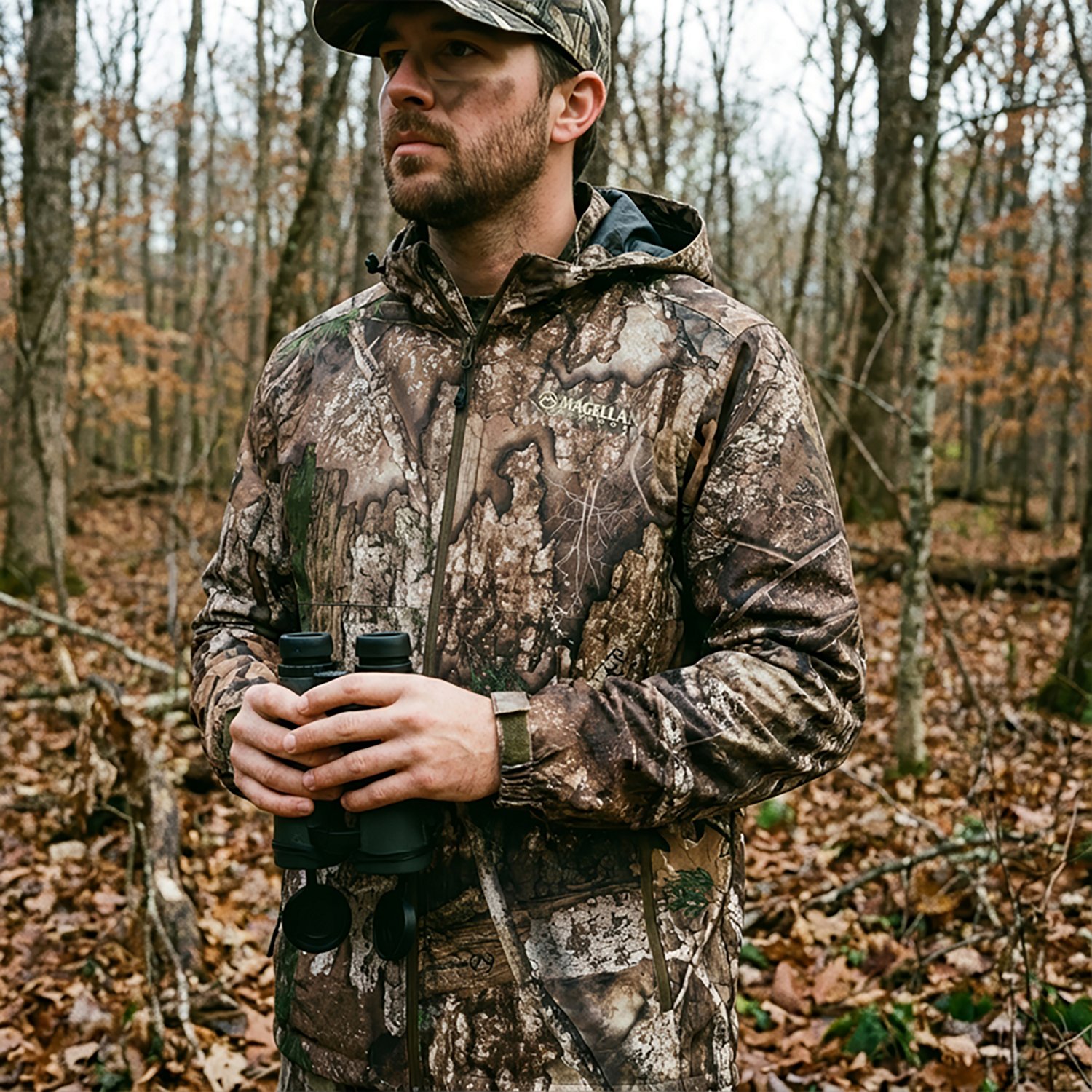 Magellan Outdoors Hunt Gear Men's RealTree Edge Rain Jacket - view number 4