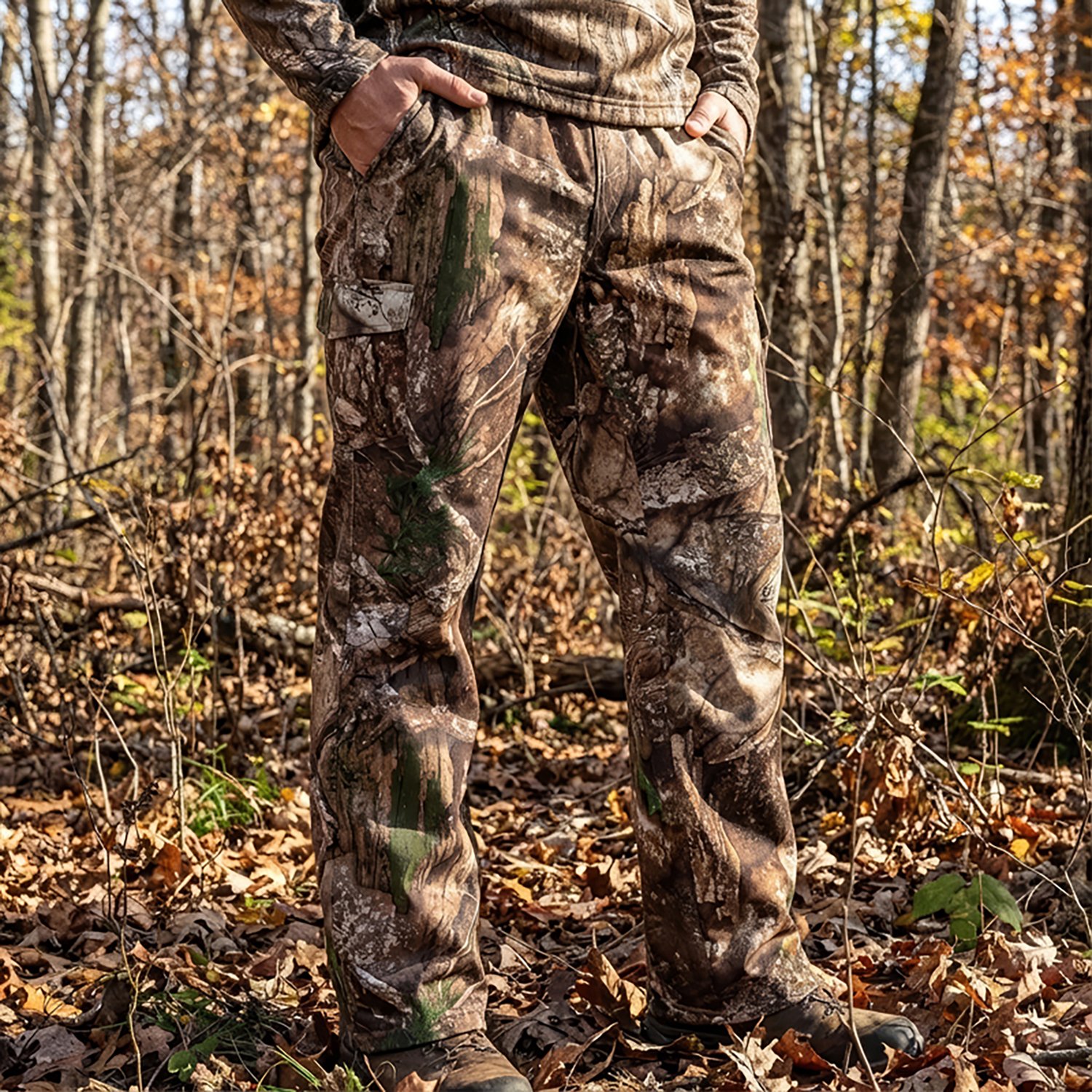 Magellan Outdoors Hunt Gear Men's RealTree Edge Rain Pants                                                                       - view number 7