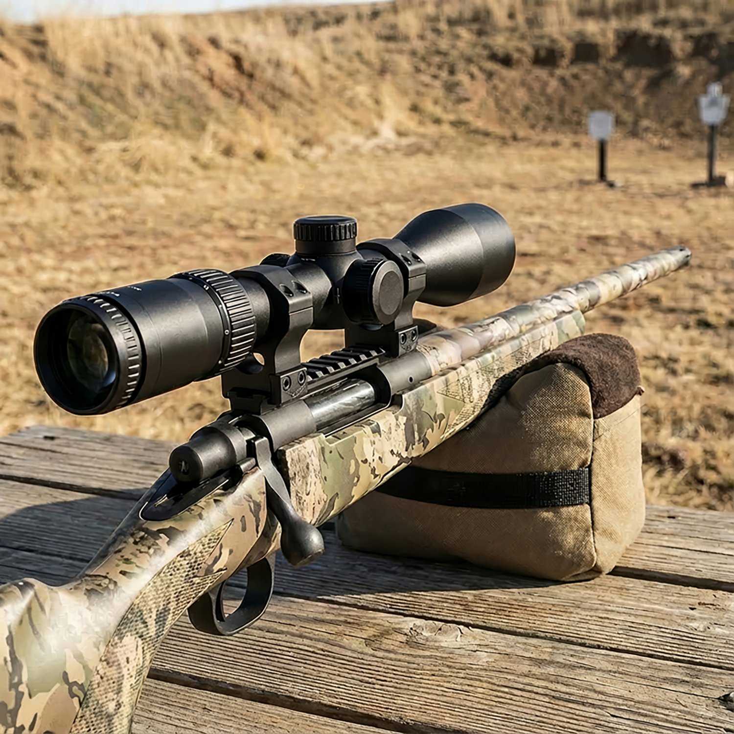 Warne Maxima Horizontal 1 in Low Matte Rings - view number 2