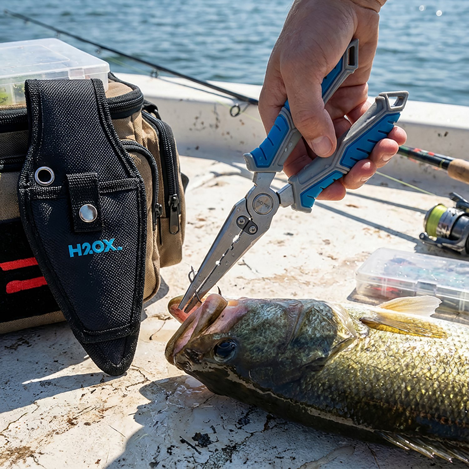 H2OX 8 inch Stainless Steel Pliers With Sheath - view number 3