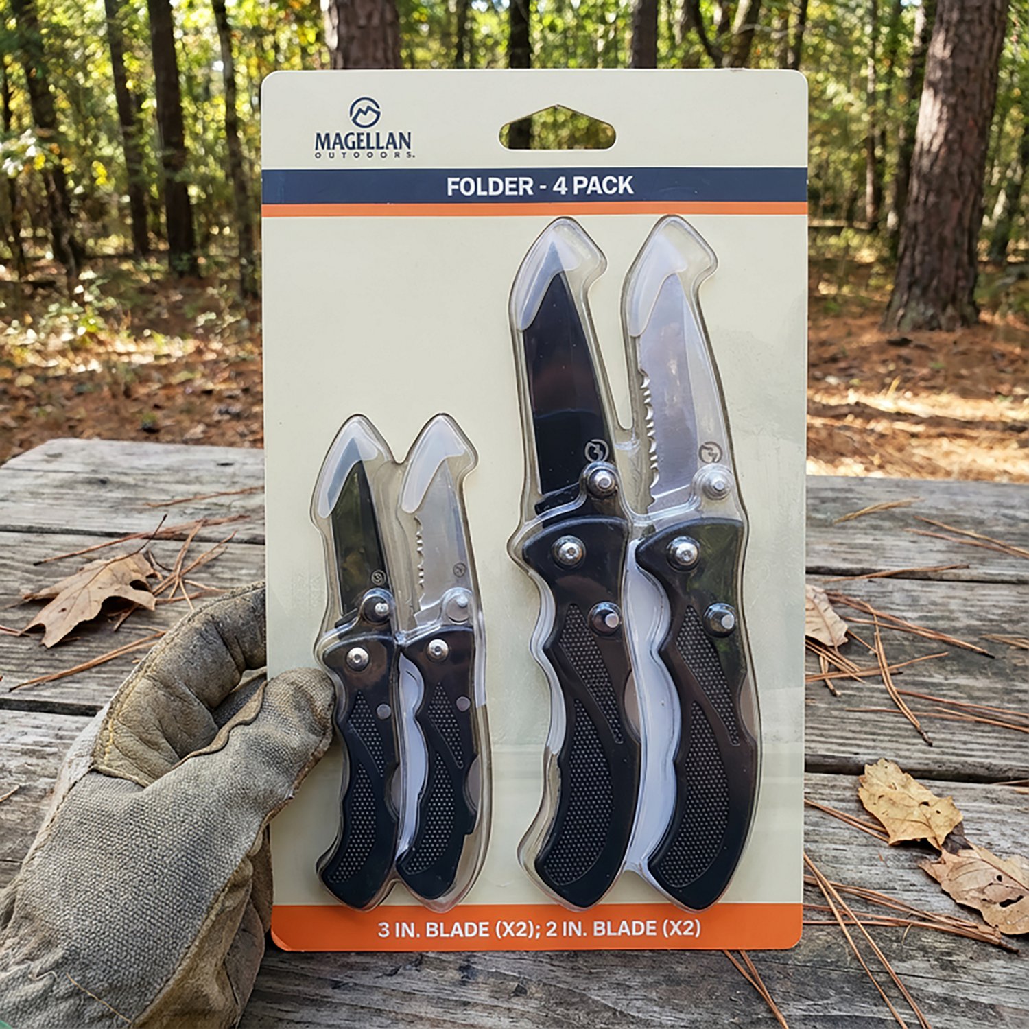 Magellan Outdoors Folder Knives 4-Pack - view number 3