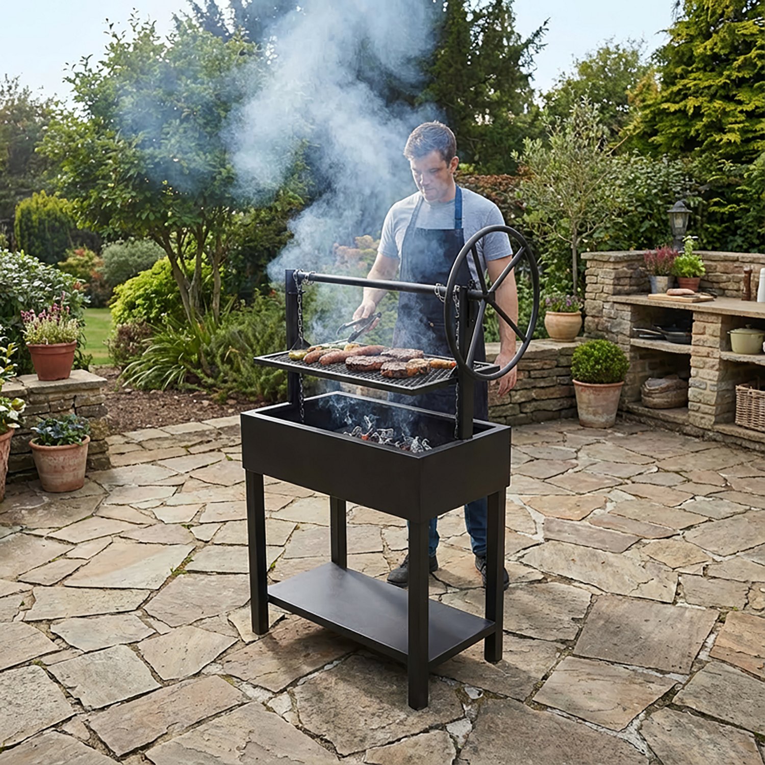 Old Country BBQ Pits Vaquero Open Fire Grill                                                                                     - view number 5