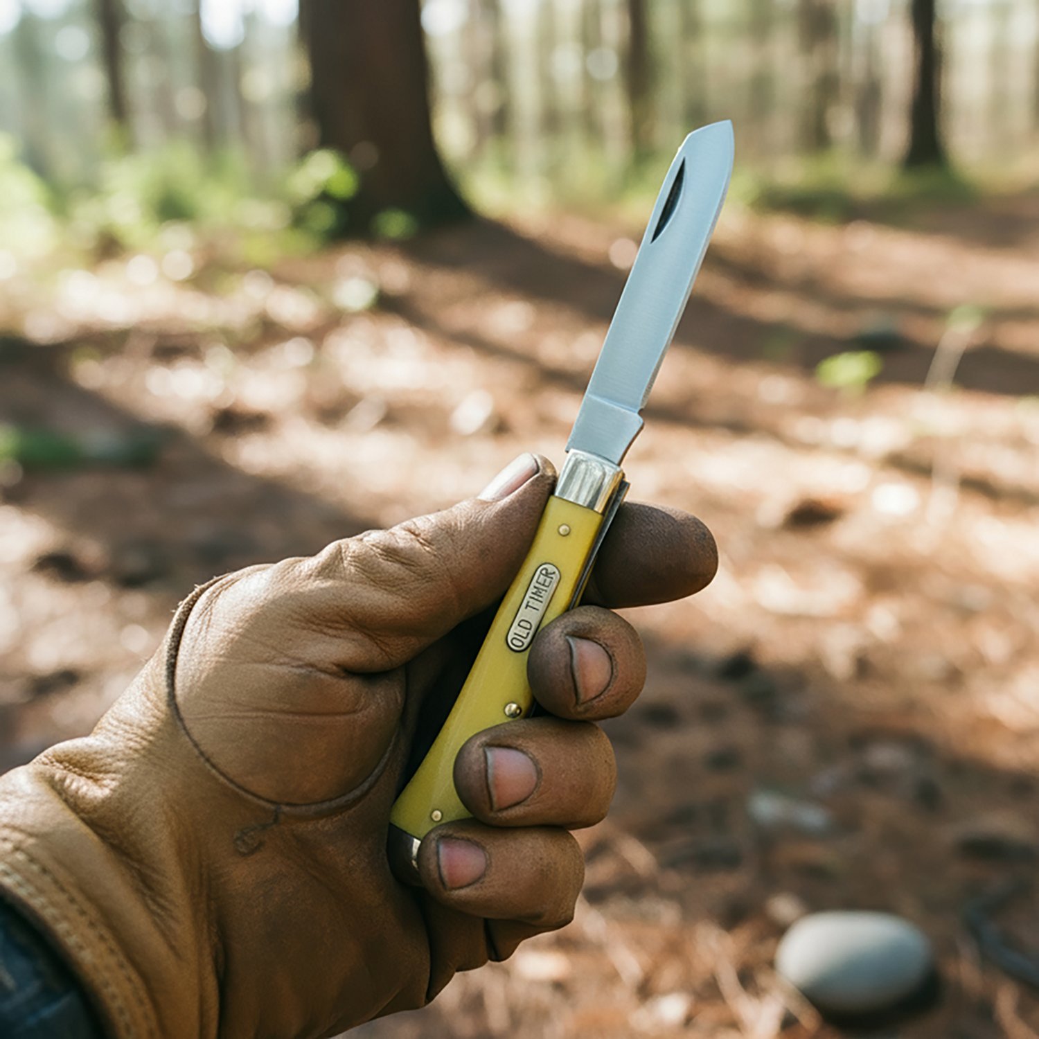Old Timer Gunstock Trapper Knife                                                                                                 - view number 2