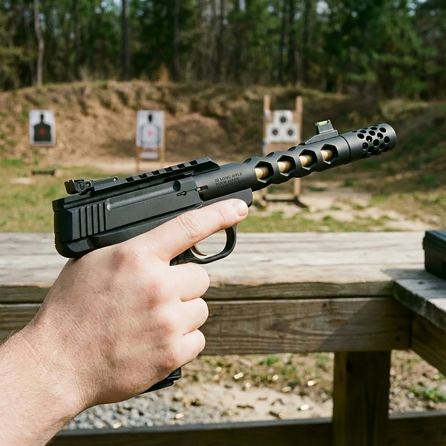 Browning Buck Mark Plus Vision Cerakote SR 22 LR 5.87 in Rimfire Pistol - view number 3
