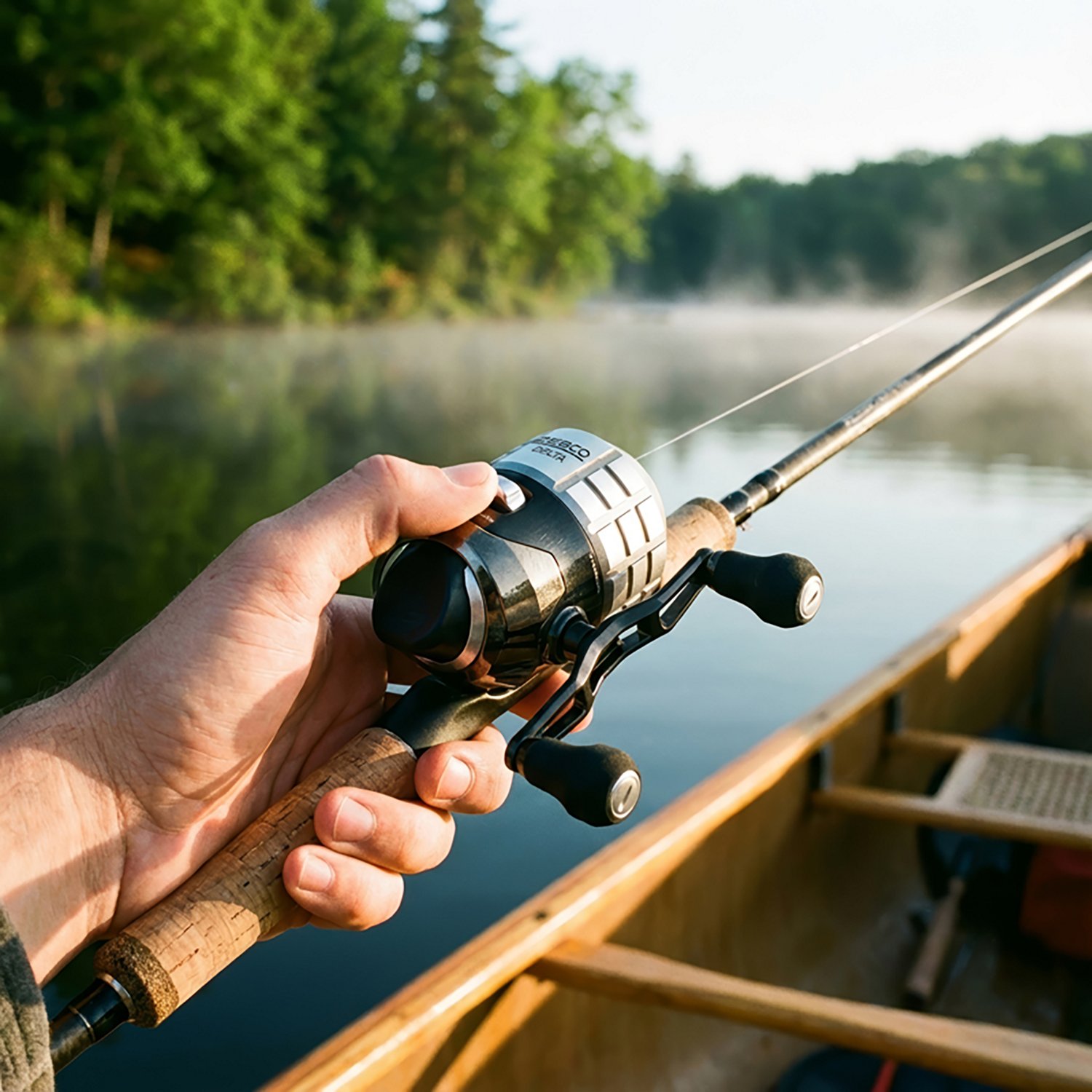 Zebco Delta 30 Size Freshwater Spincast Reel with 10 Pound Line - view number 5