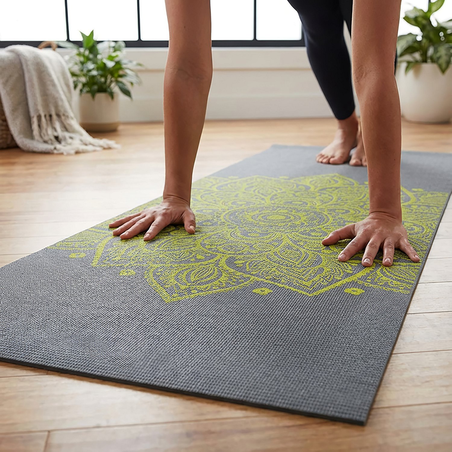 Gaiam 6mm Premium Citron Sundial Yoga Mat - view number 3