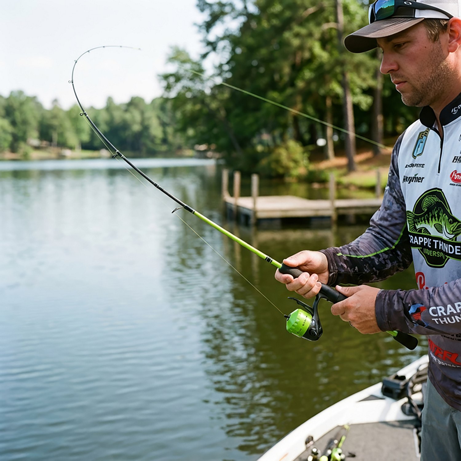 Crappie Thunder Underspin Rod And Reel Combo - view number 3