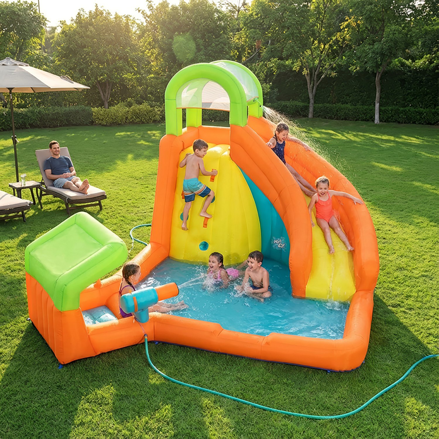 H20GO! Kids' Canopy Cove Inflatable Mega Water Park - view number 5