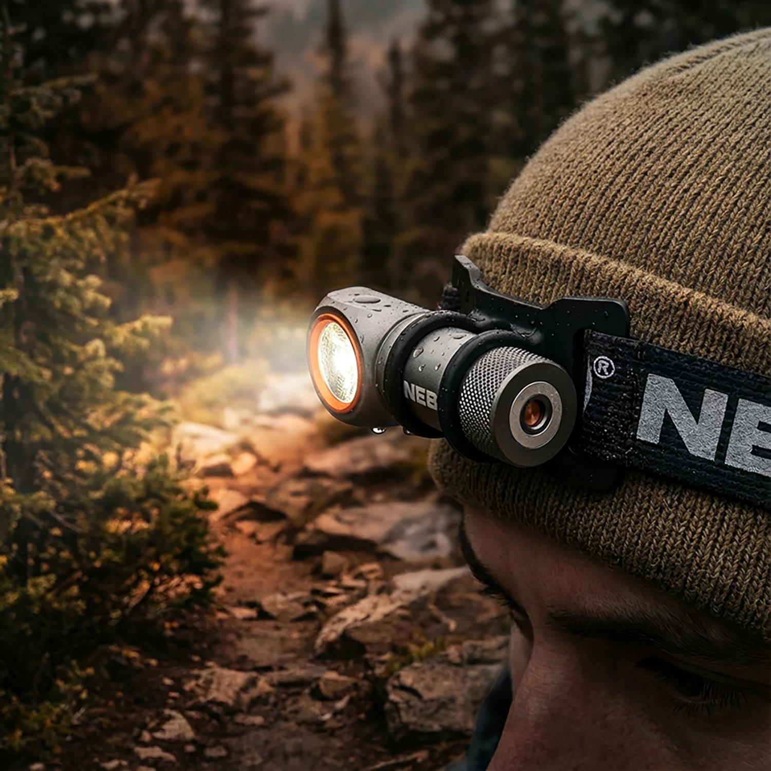 NEBO Einstein 600 Lumen Cap Rechargeable Headlamp and Pocket Light                                                               - view number 5