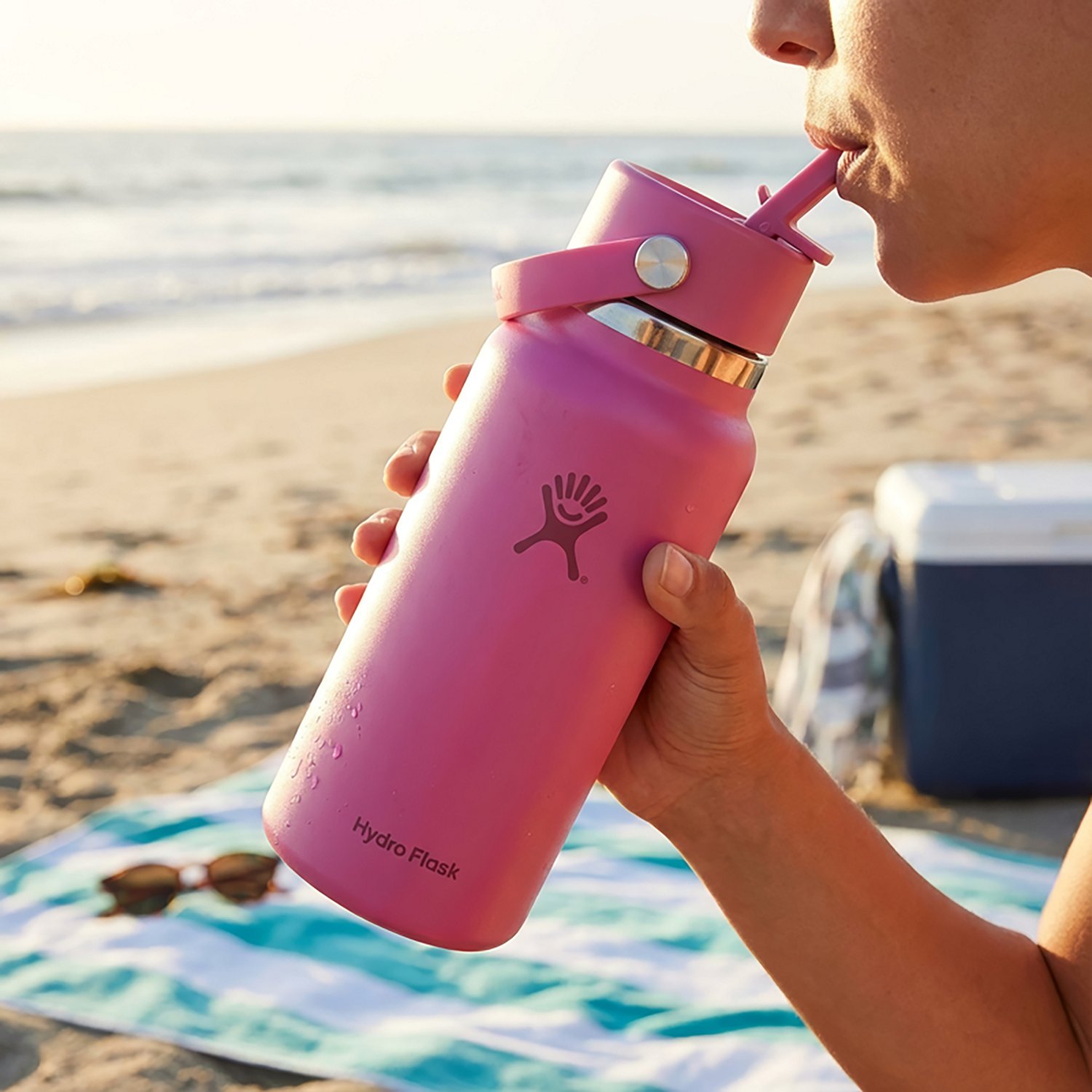 Hydro Flask 32 oz Wide Mouth Water Bottle with Flex Straw Cap - view number 3