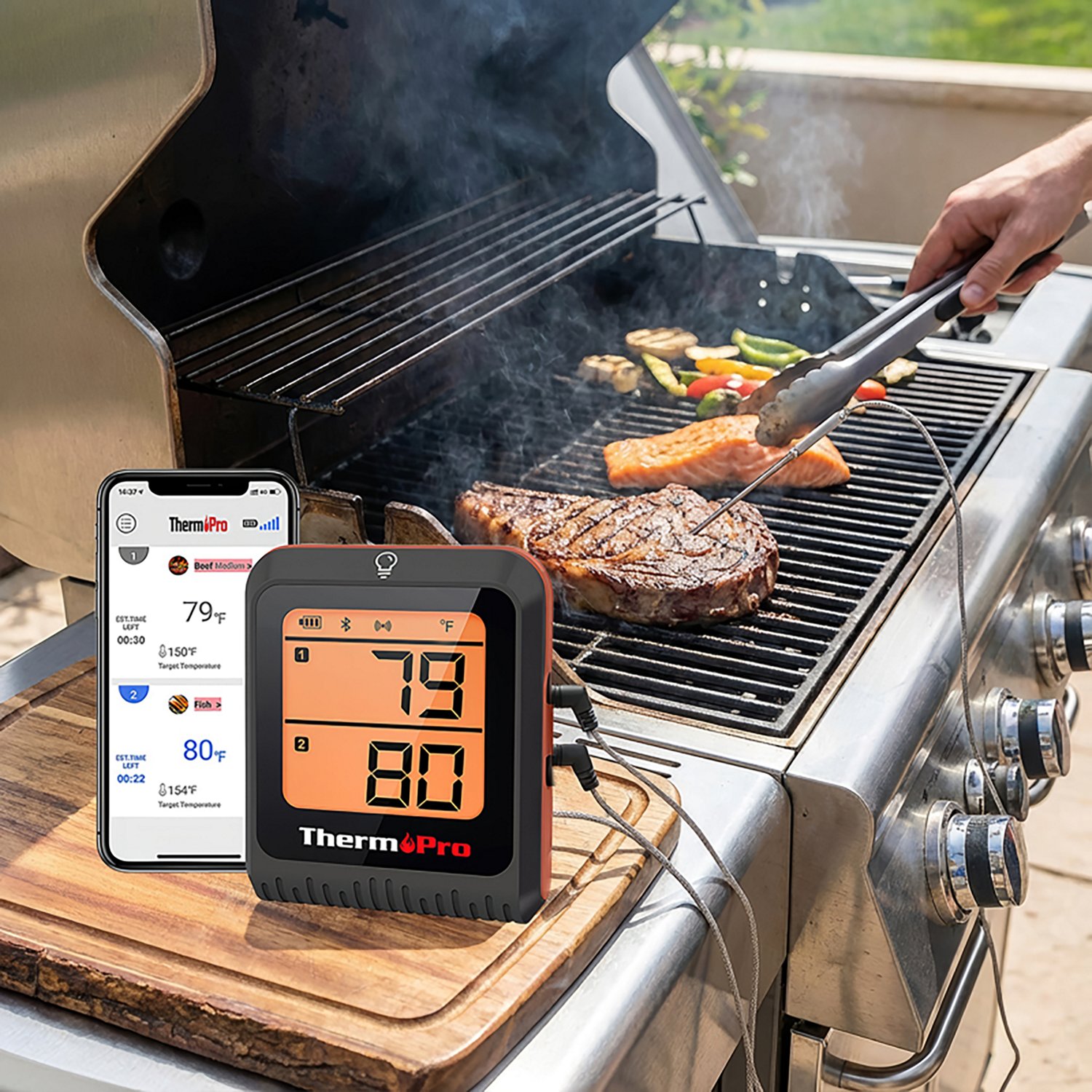 ThermoPro Smart Bluetooth Meat Thermometer w/ Dual Probe                                                                         - view number 3