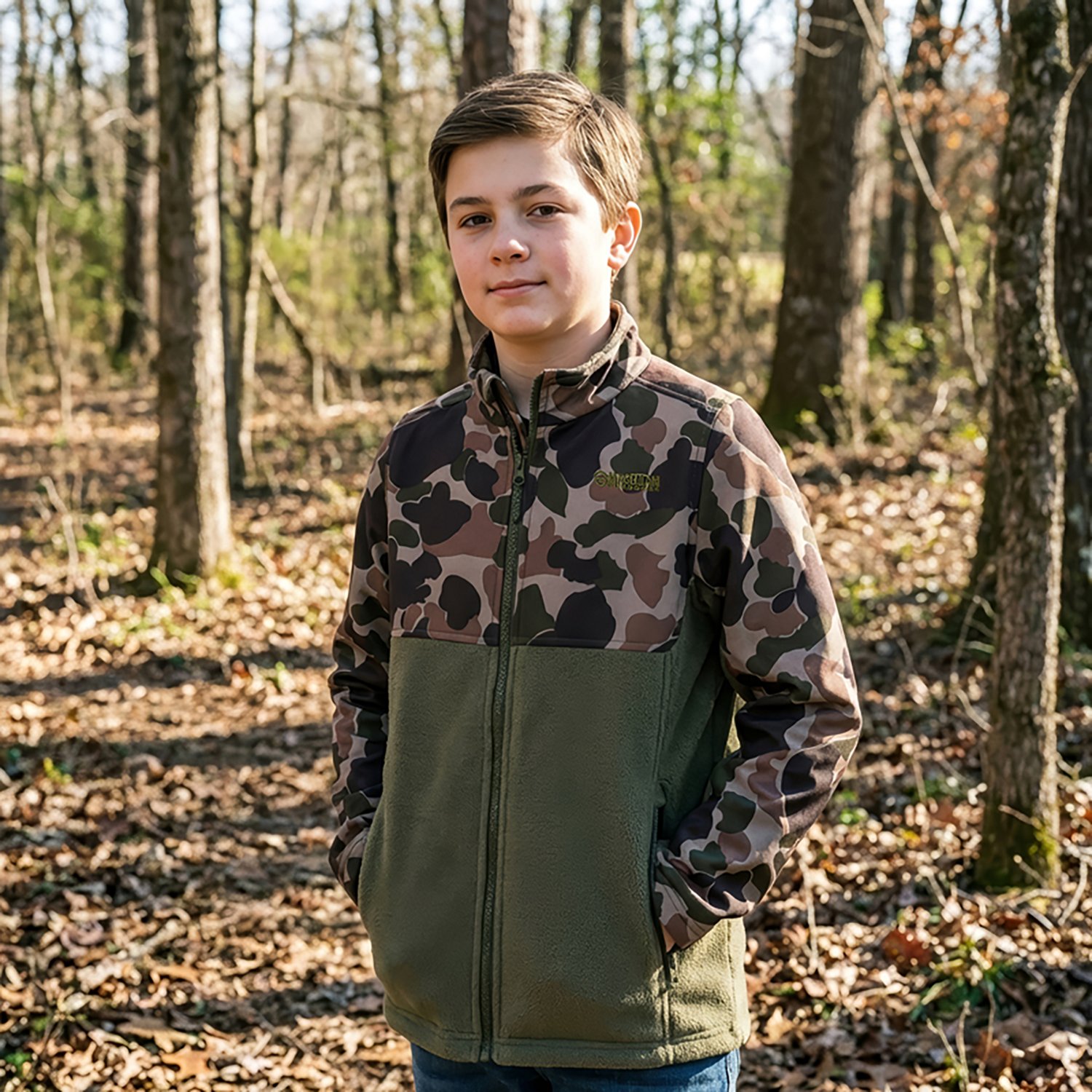 Magellan Outdoors Hunt Gear Youth Boone Fleece Jacket - view number 3