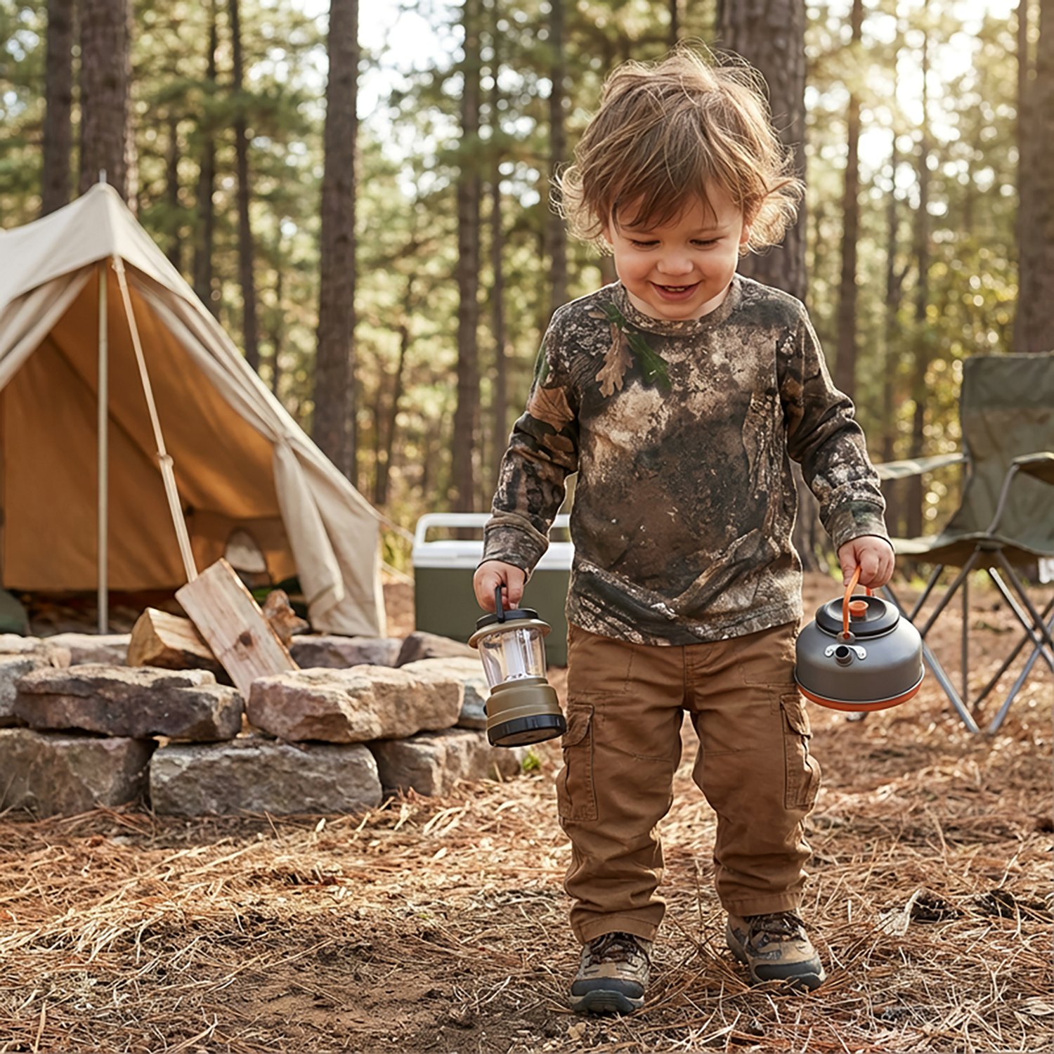 Magellan Outdoors Hunt Gear Toddlers' Hill Zone Long Sleeve T-shirt                                                              - view number 2