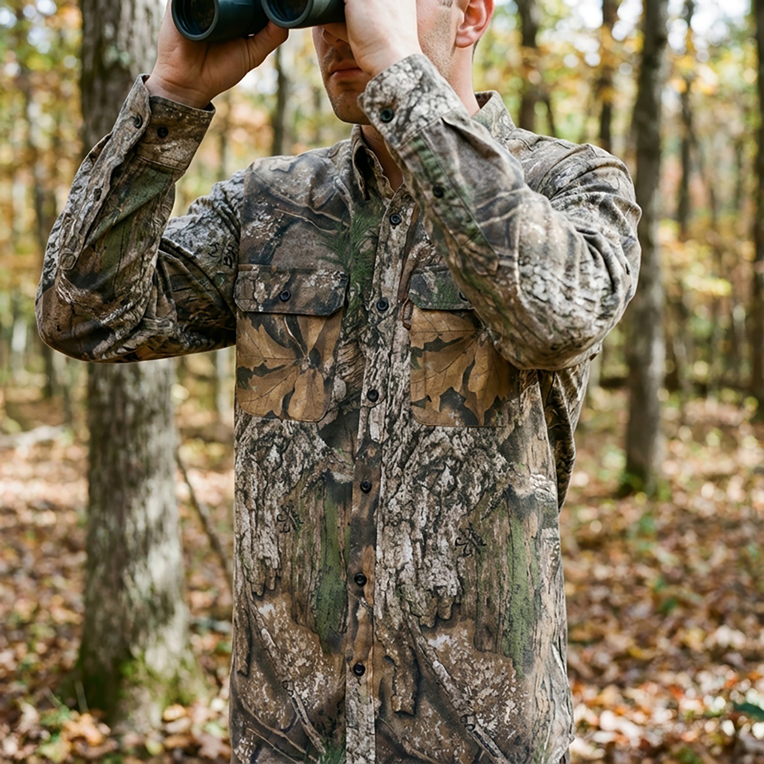 Magellan Outdoors Hunt Gear Men's Stonewell Long Sleeve Twill Shirt - view number 7