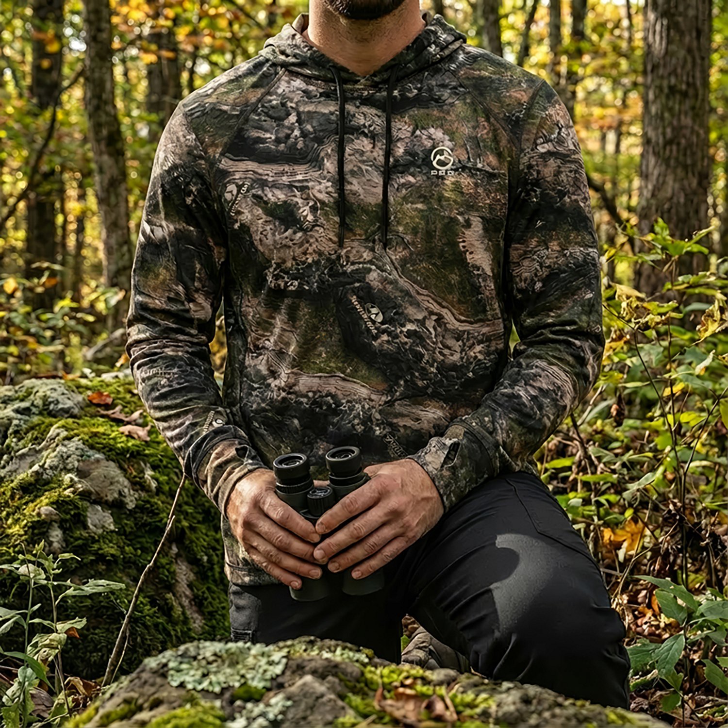 Magellan Outdoors Men's Terra Range Hooded 1st Layer Shirt - view number 7